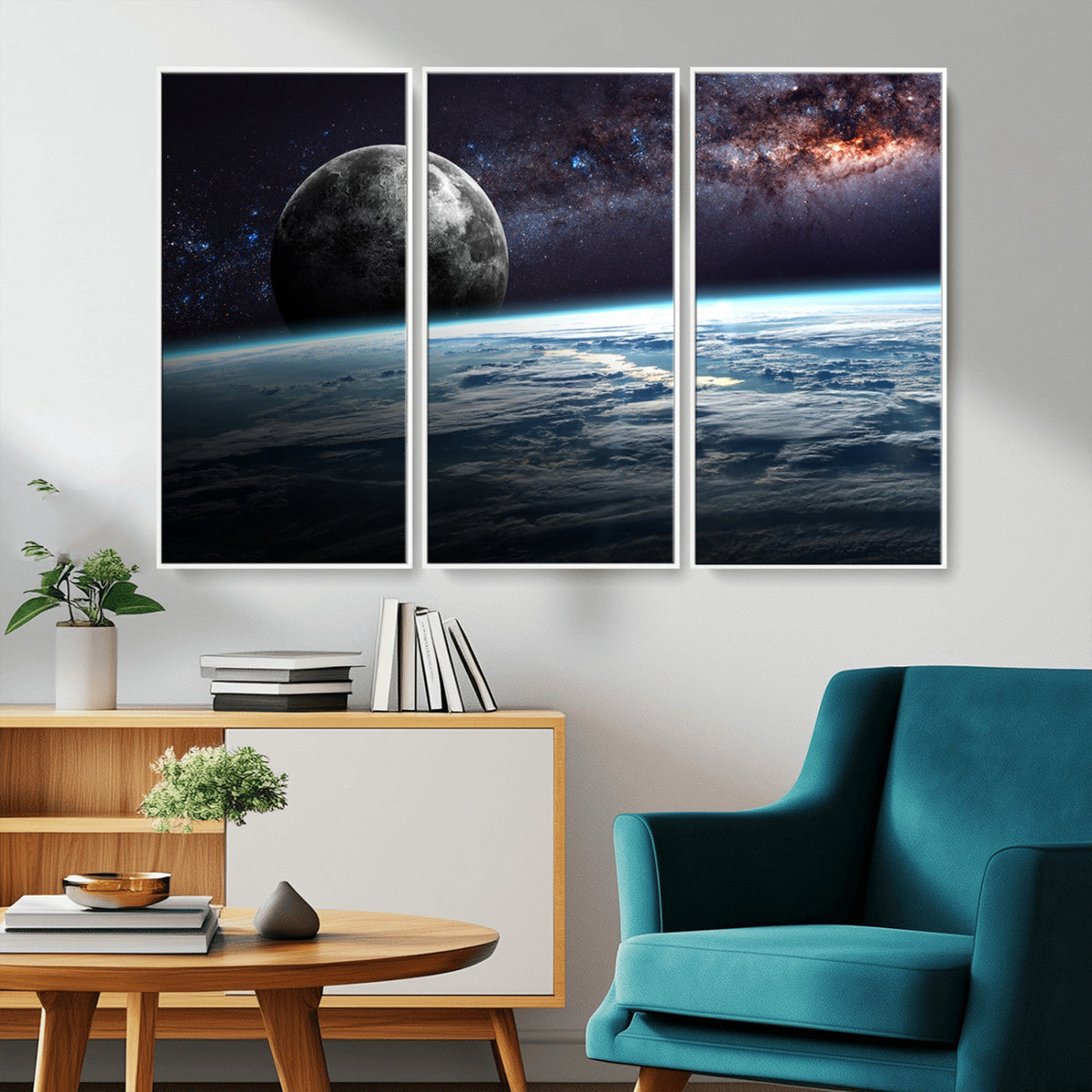 Space and Planet Canvas Print