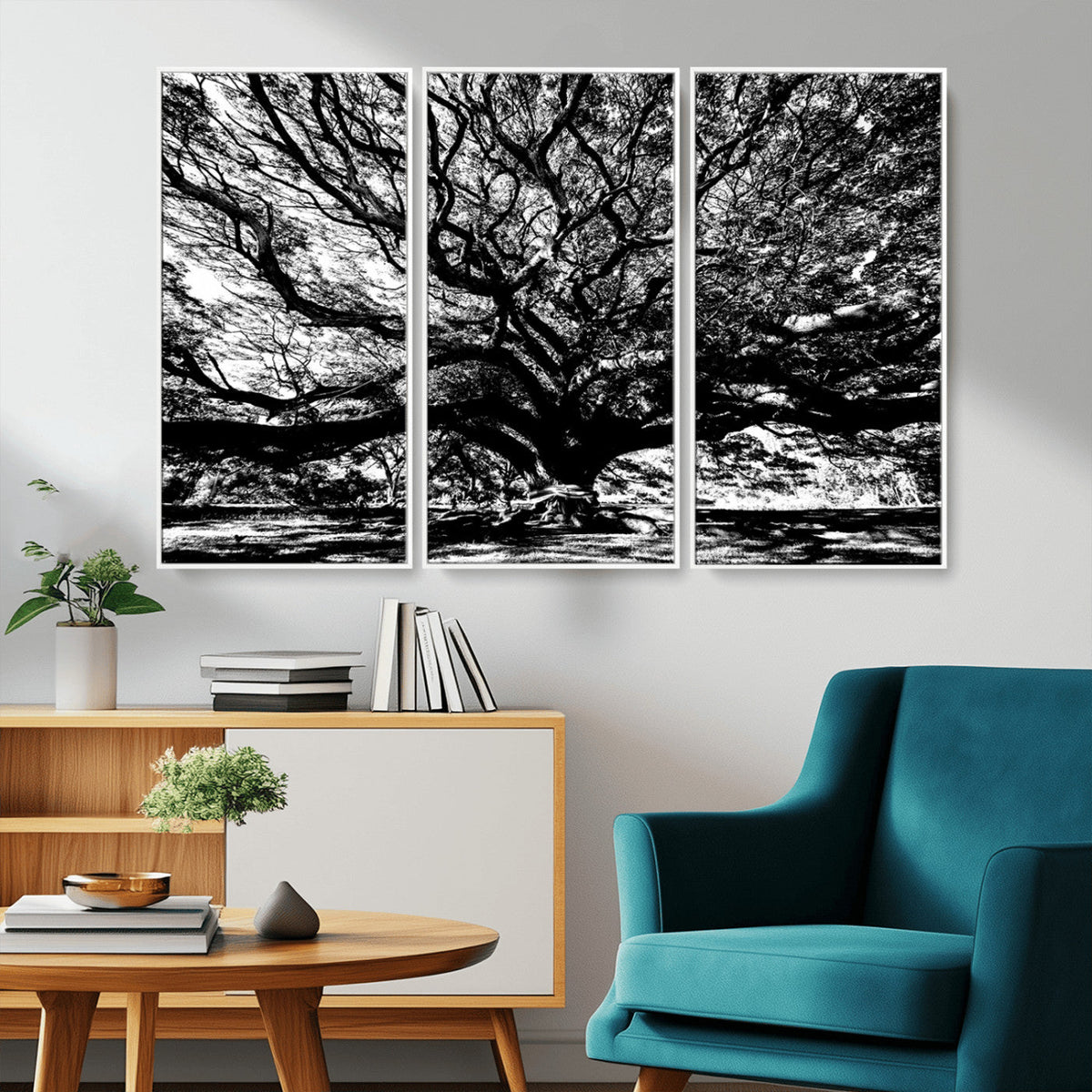 Mighty Angel Oak Wall Art | Angel Oak Tree Art Print