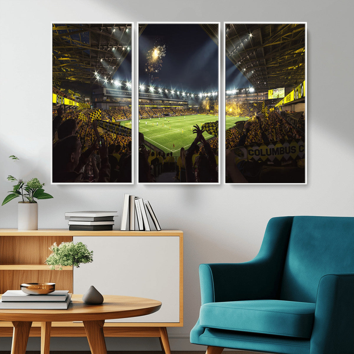 Columbus Crew Soccer Team Print - Columbus Crew Stadium Wall