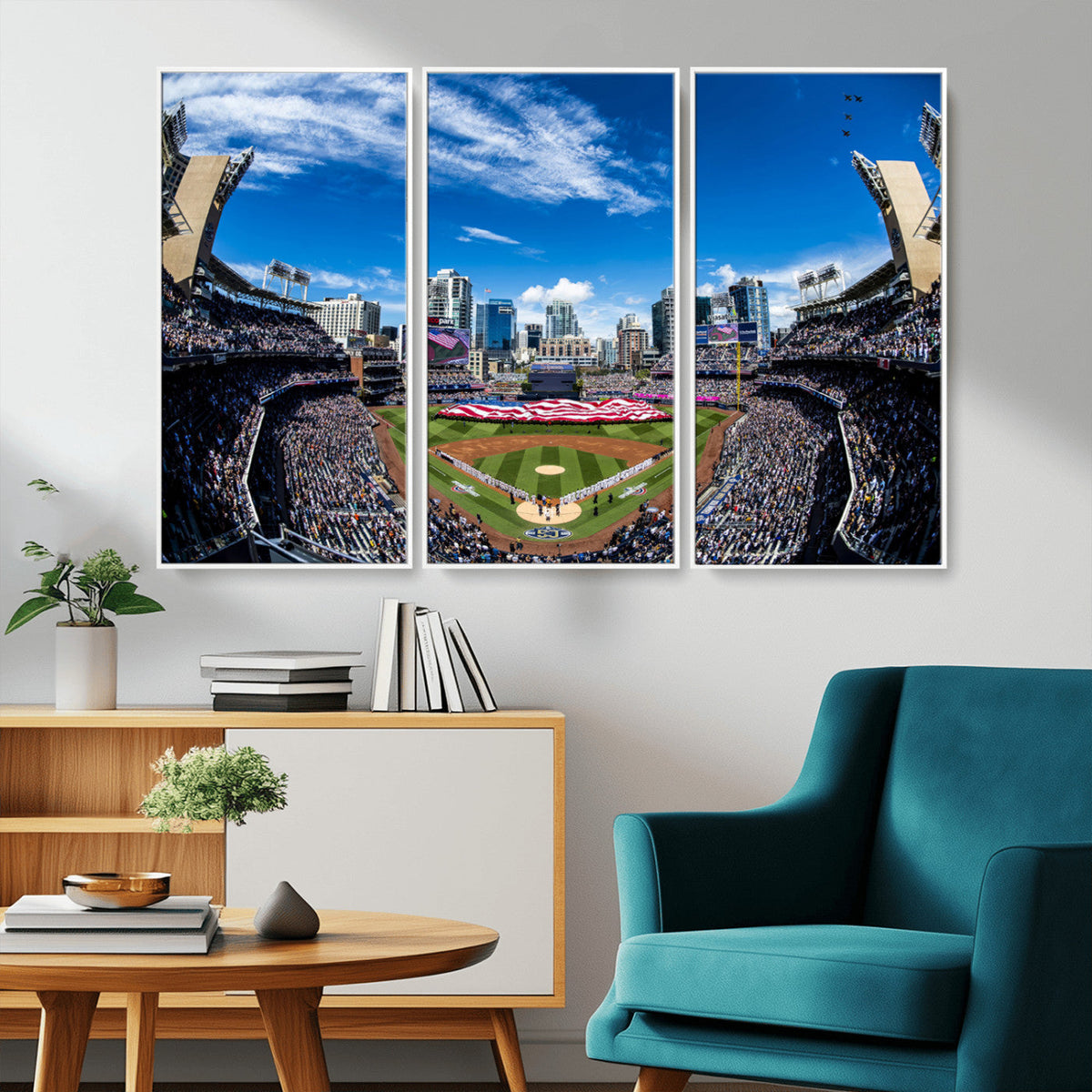San Diego Padres Baseball Team Print - Petco Park Stadium