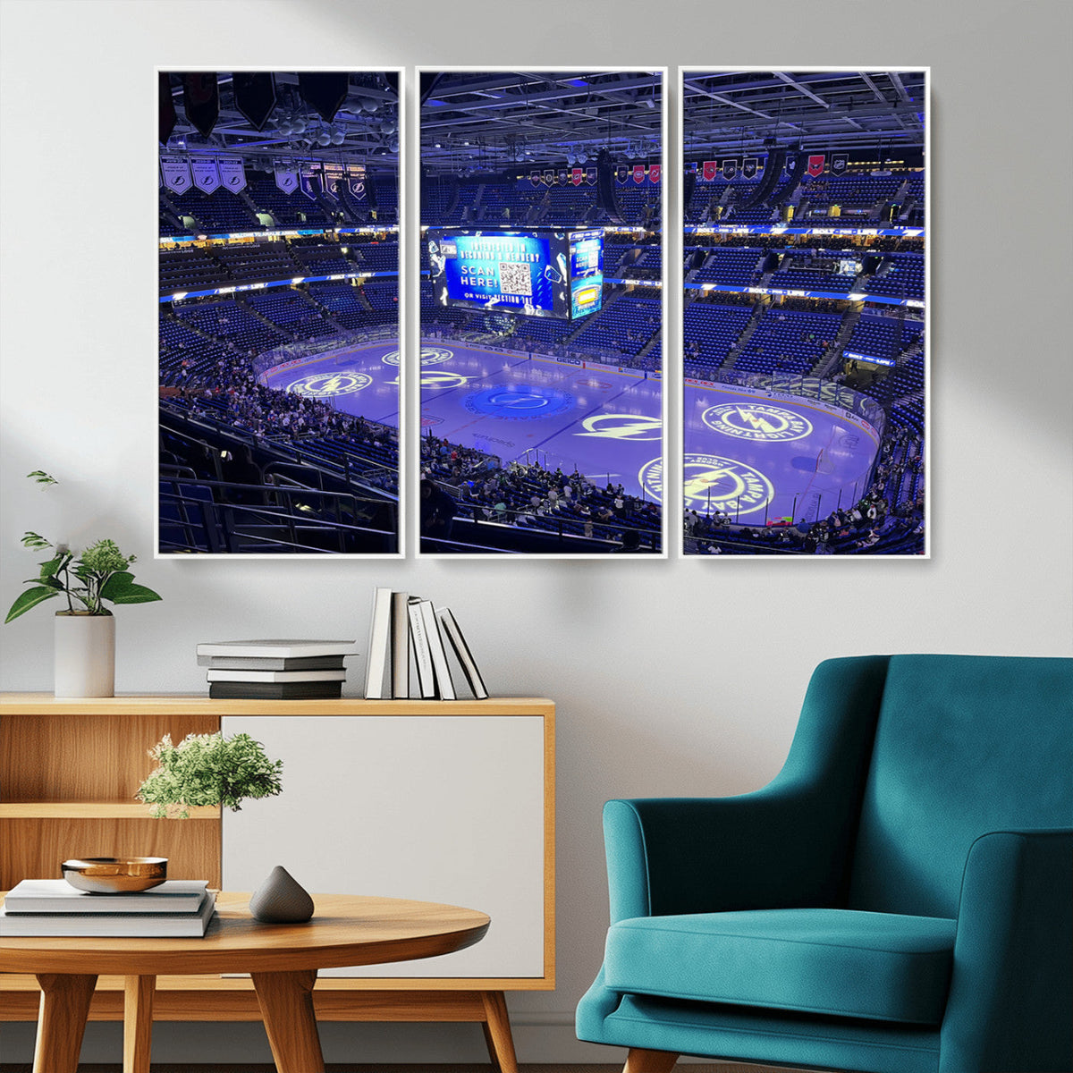 Amalie Arena Florida Wall Art Canvas Print - NHL Hockey