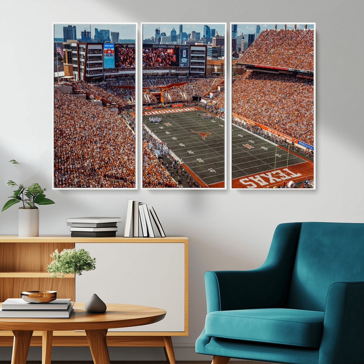 University of Texas Longhorns Football Team Print - Austin