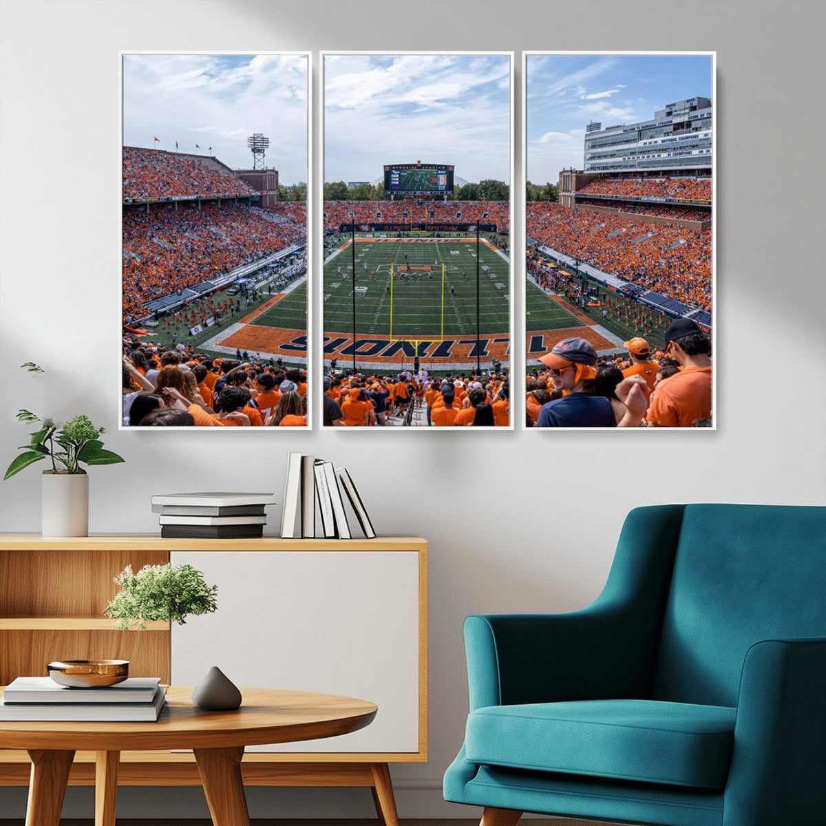 University of Illinois Fighting Illini Football Team Print