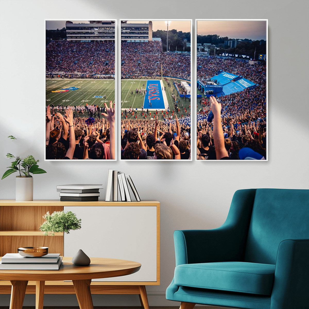 University of Kansas Jayhawks Football Team Art Print -