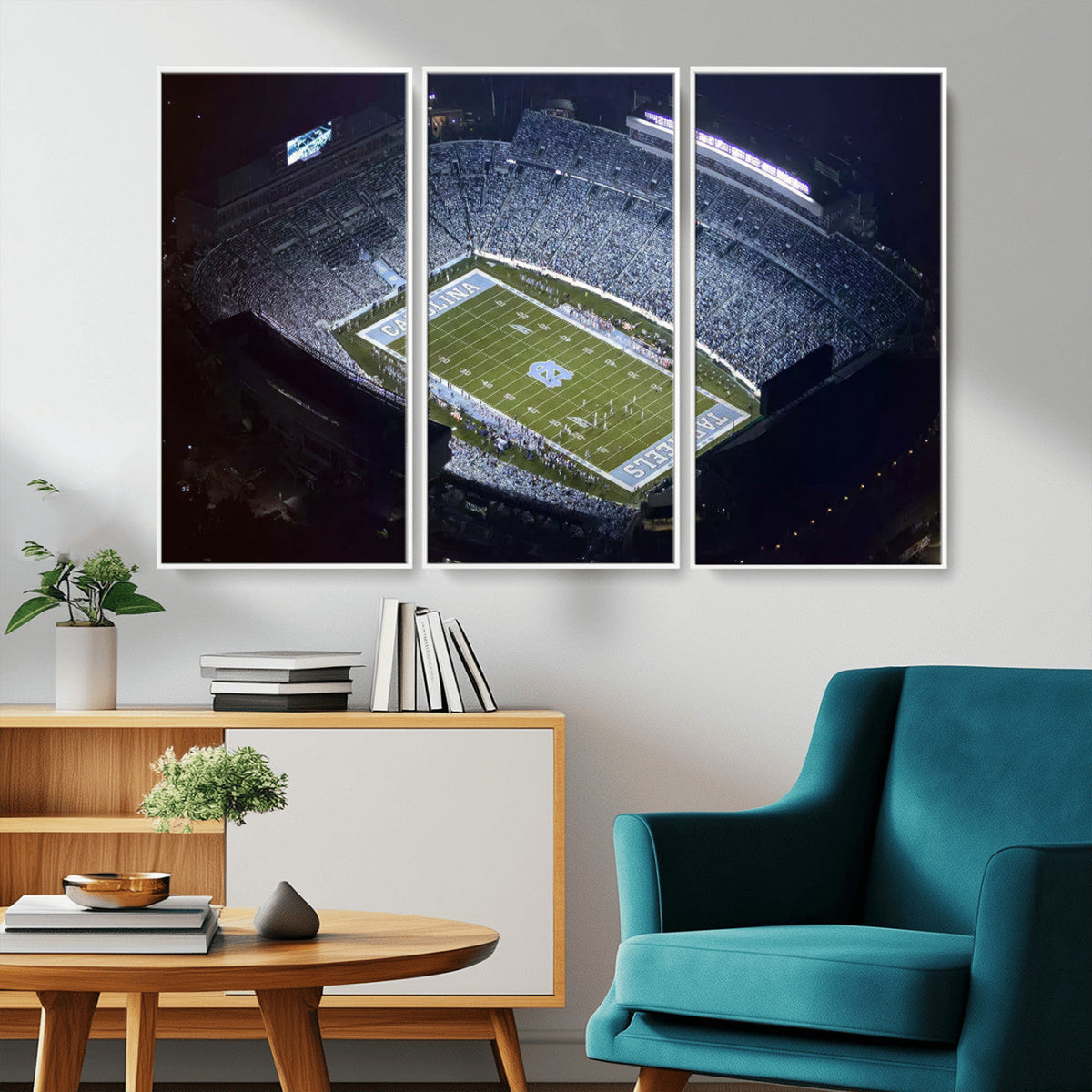 University of North Carolina Tar Heels Football Team Print -