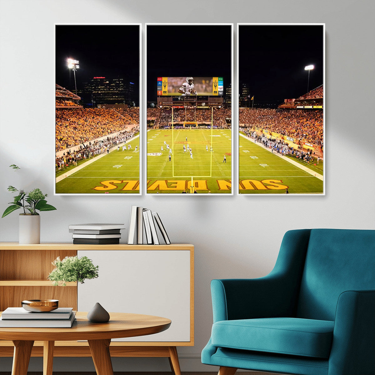 ASU Sun Devils Football Team Print - Phoenix Mountain
