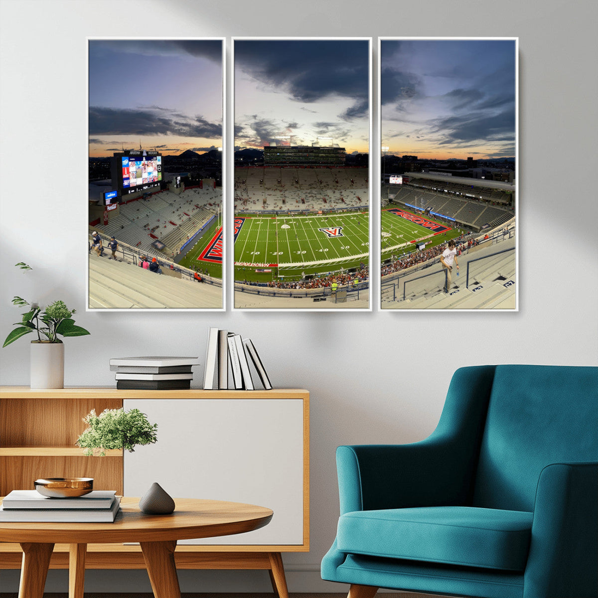 Arizona Wildcats Football Team Print - Tucson Arizona