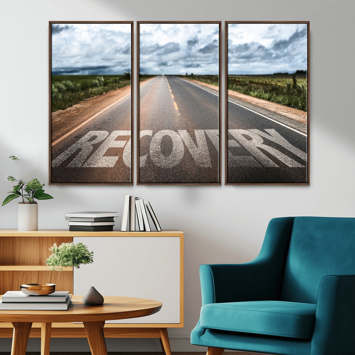 Recovery Road Wall Art Canvas Print