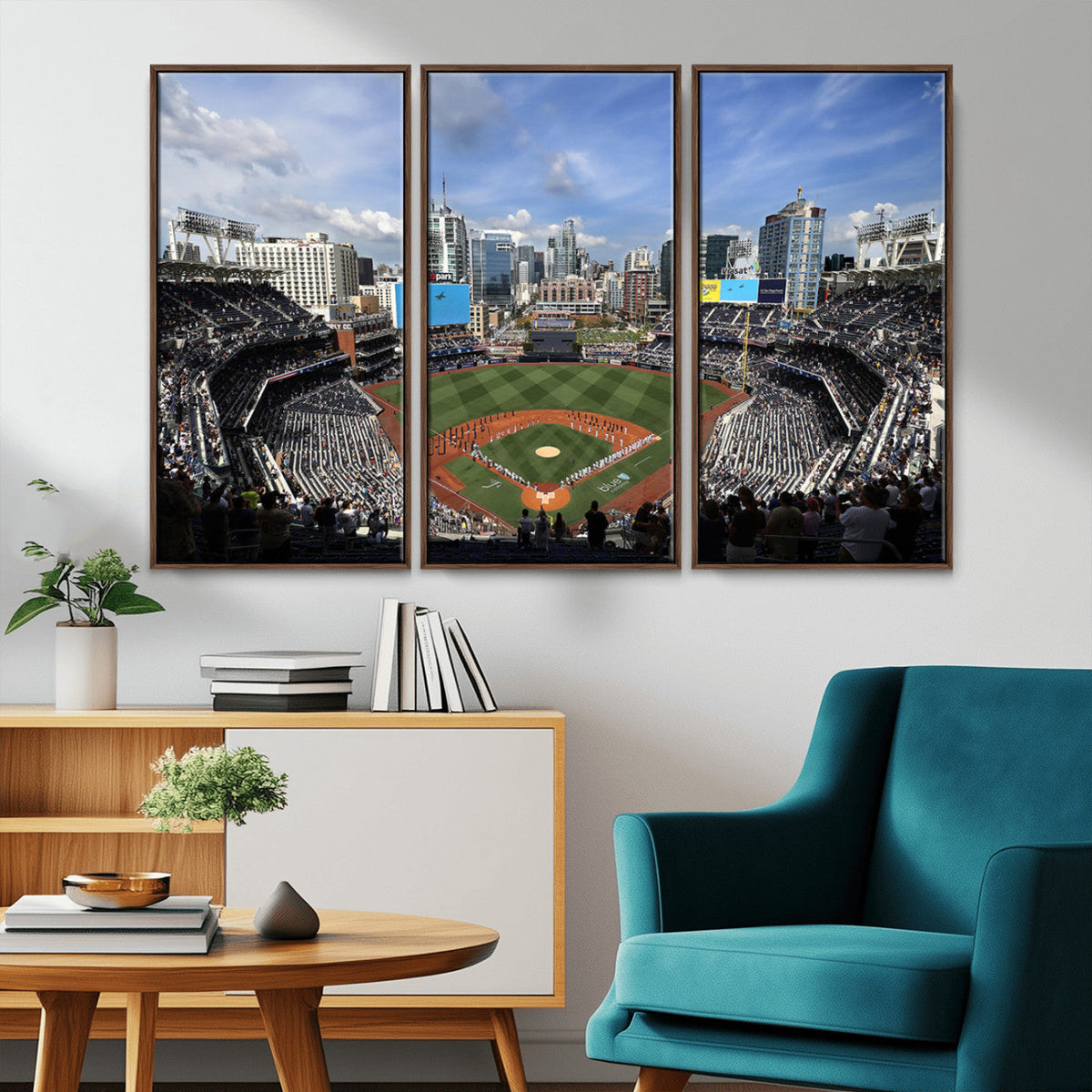 San Diego Padres Baseball Team Print - Petco Park Stadium