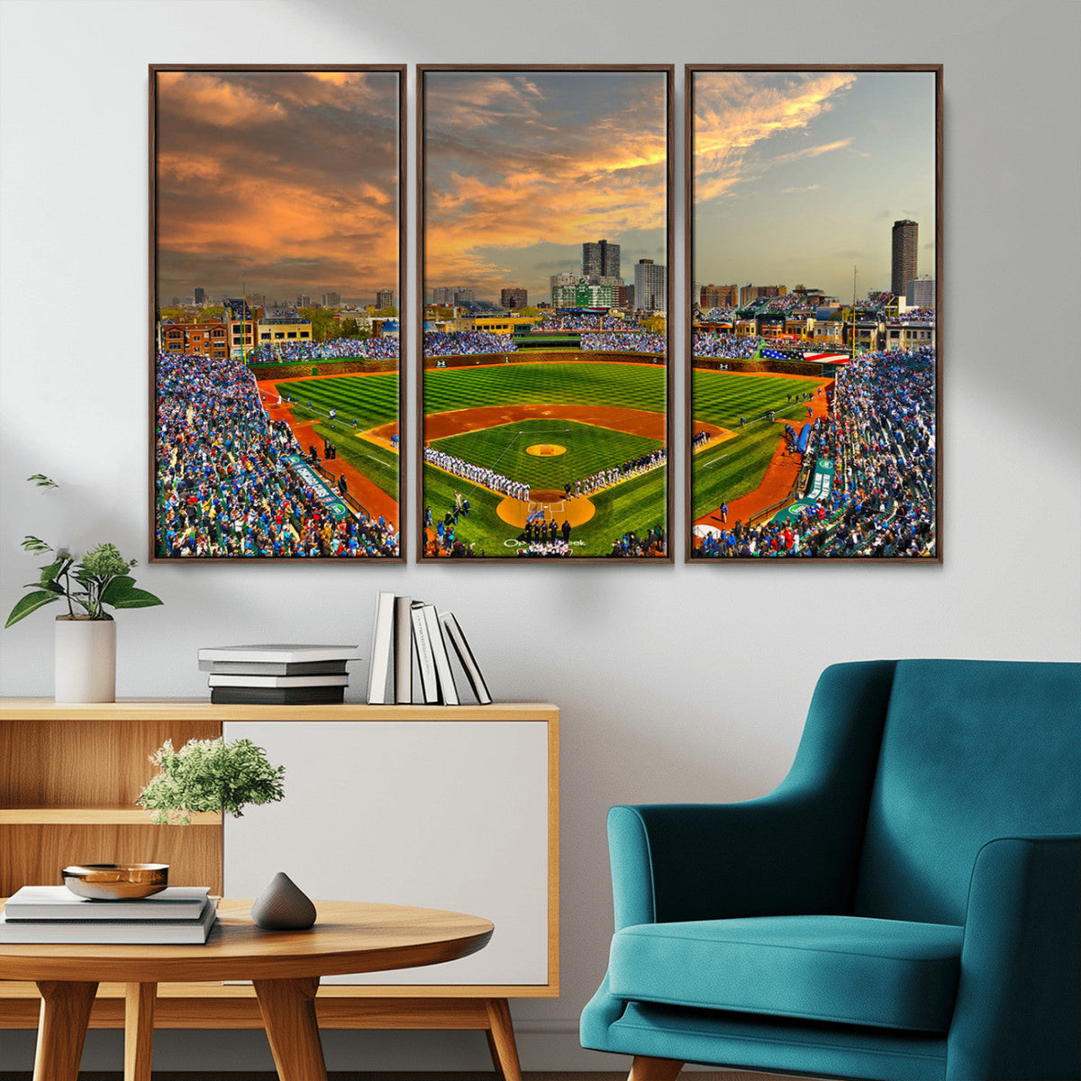 Chicago Wrigley Field Wall Art Canvas Print – Iconic