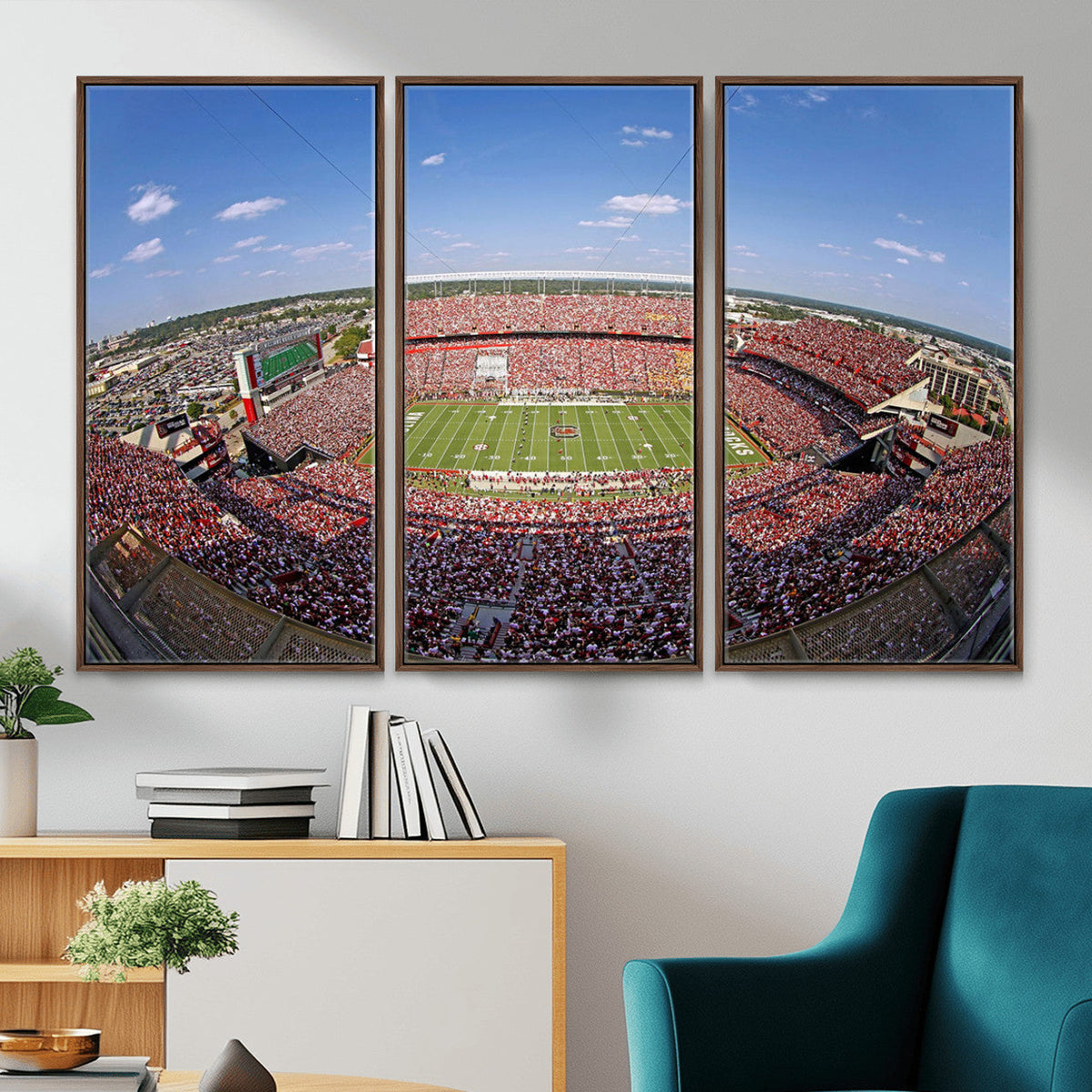 William Brice Stadium Wall Art Canvas Print – Stadium Crowd