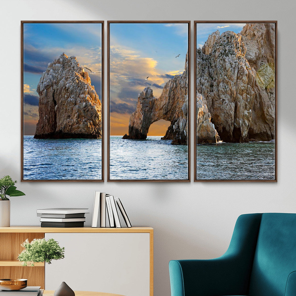The Arch Cabo San Lucas Ocean Arch Wall Art Canvas Print,