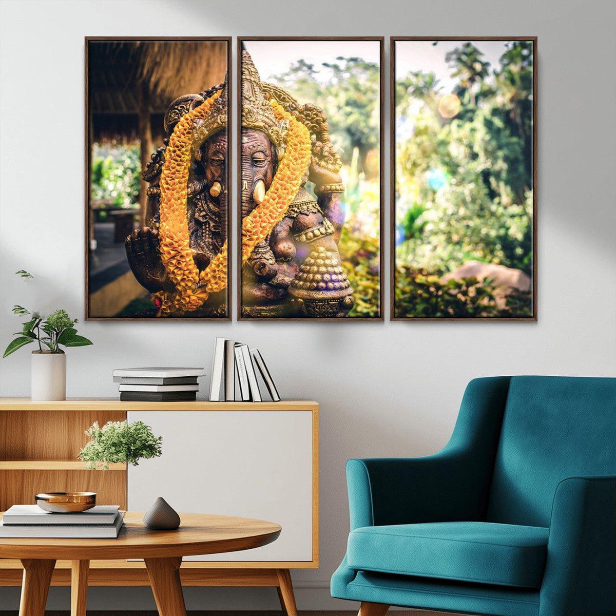 Hinduism Statue Wall Art Canvas Print