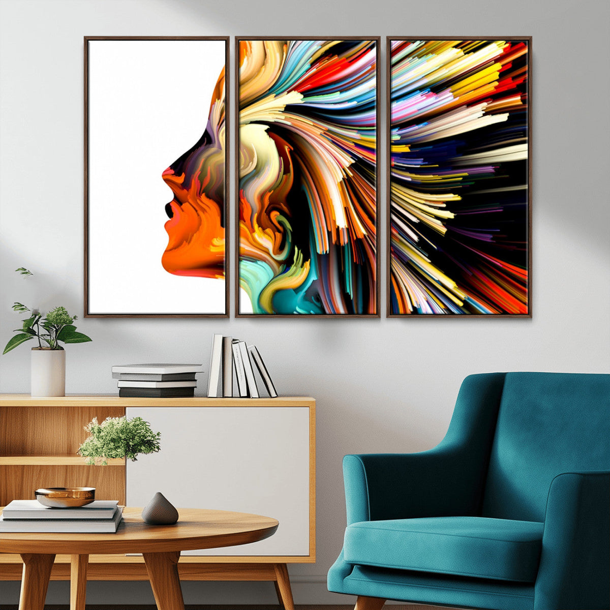 Profile Colors Canvas Print