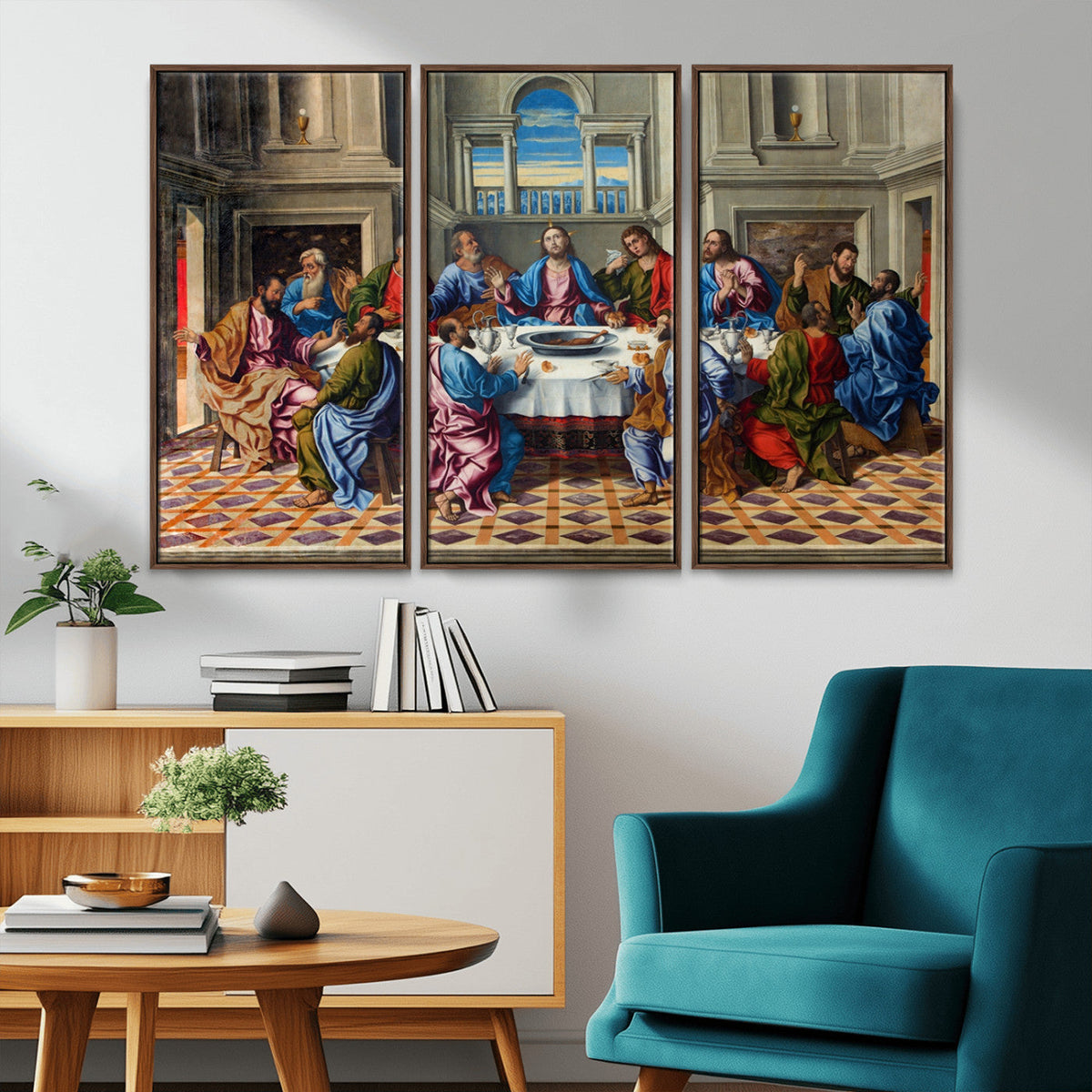 The Last Supper Multi Panel Canvas Wall Art