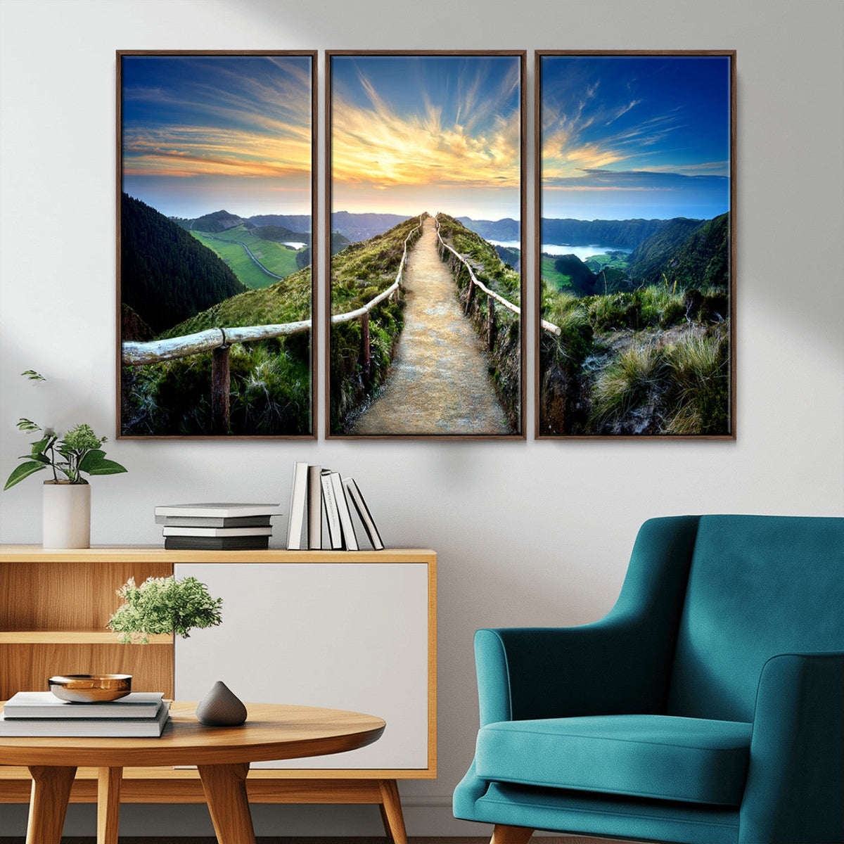 Mountain Landscape Wall Art Canvas Print
