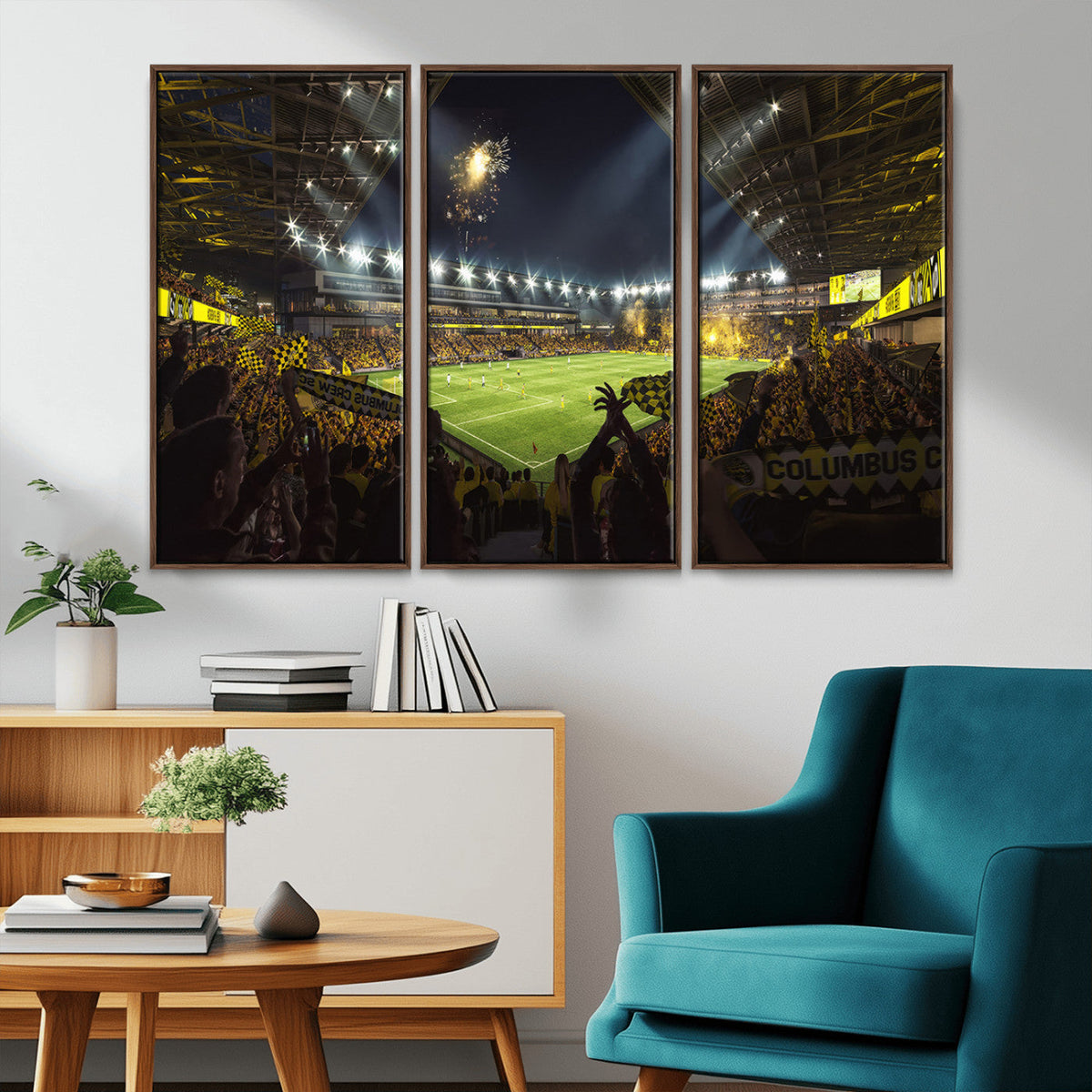 Columbus Crew Soccer Team Print - Columbus Crew Stadium Wall
