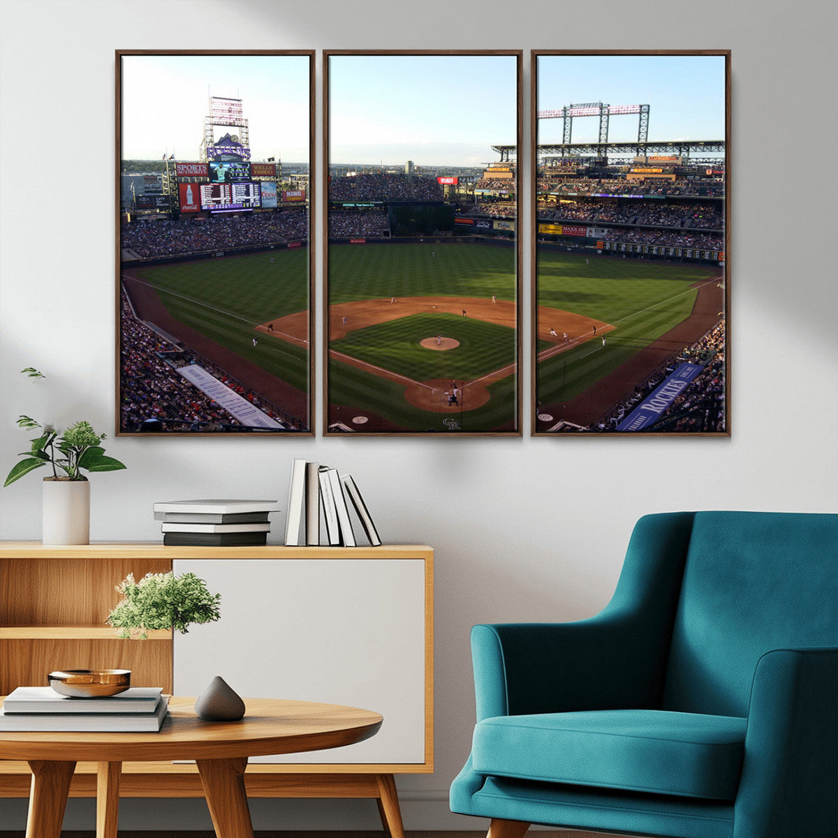 Colorado Rockies Coors Field Wall Art Canvas Print - MLB