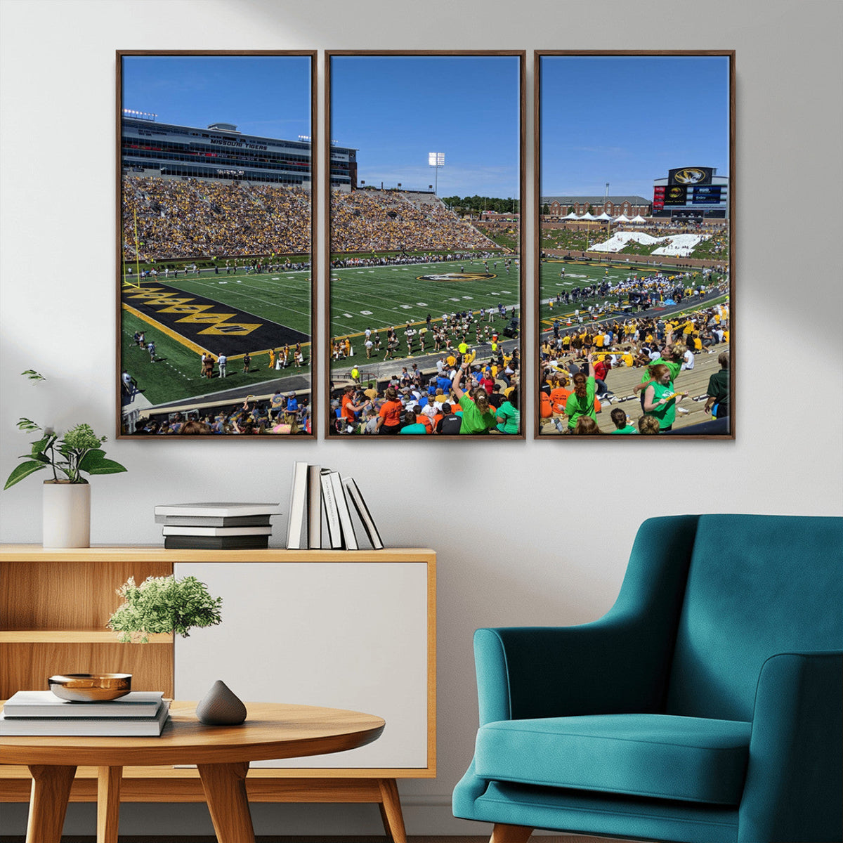 University of Missouri Tigers Football Team Print - Columbia