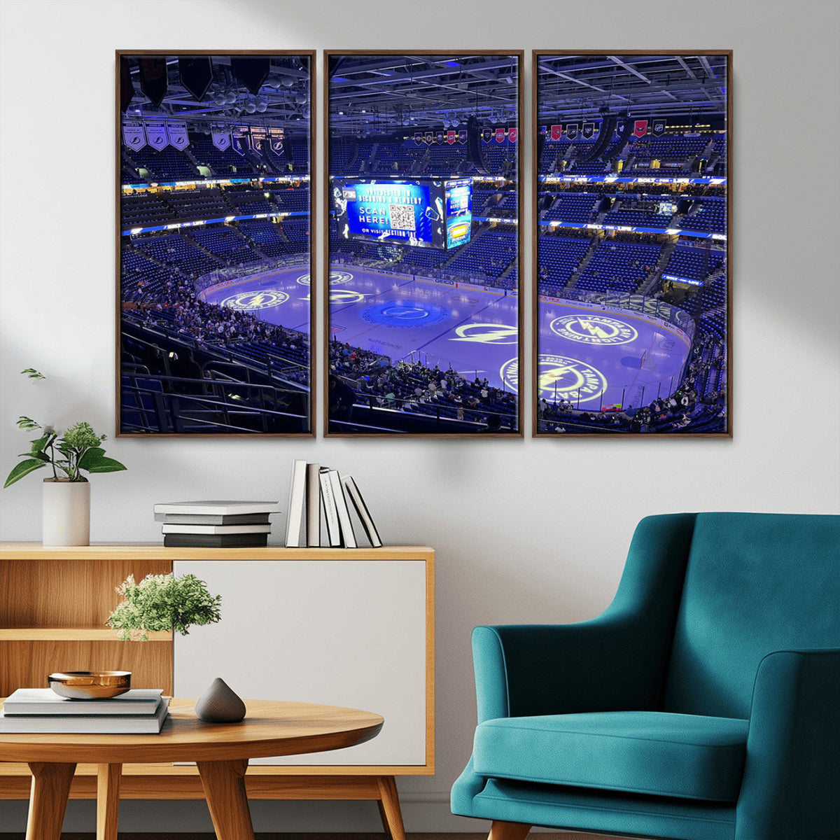Amalie Arena Florida Wall Art Canvas Print - NHL Hockey