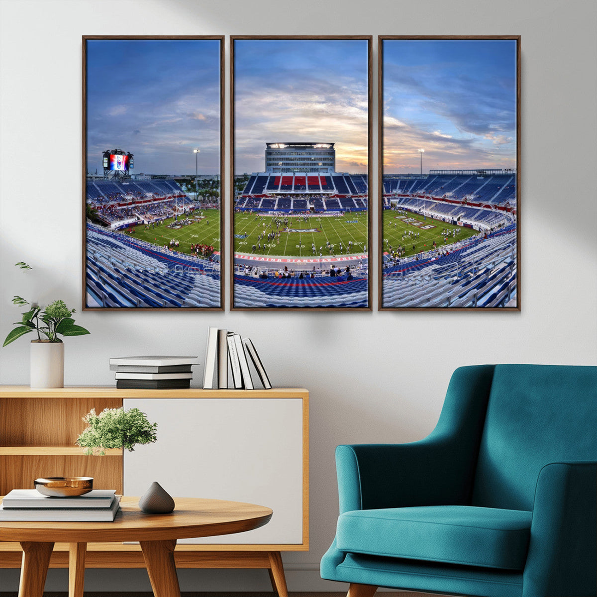 Florida Atlantic University Owls Football Team Print - Boca