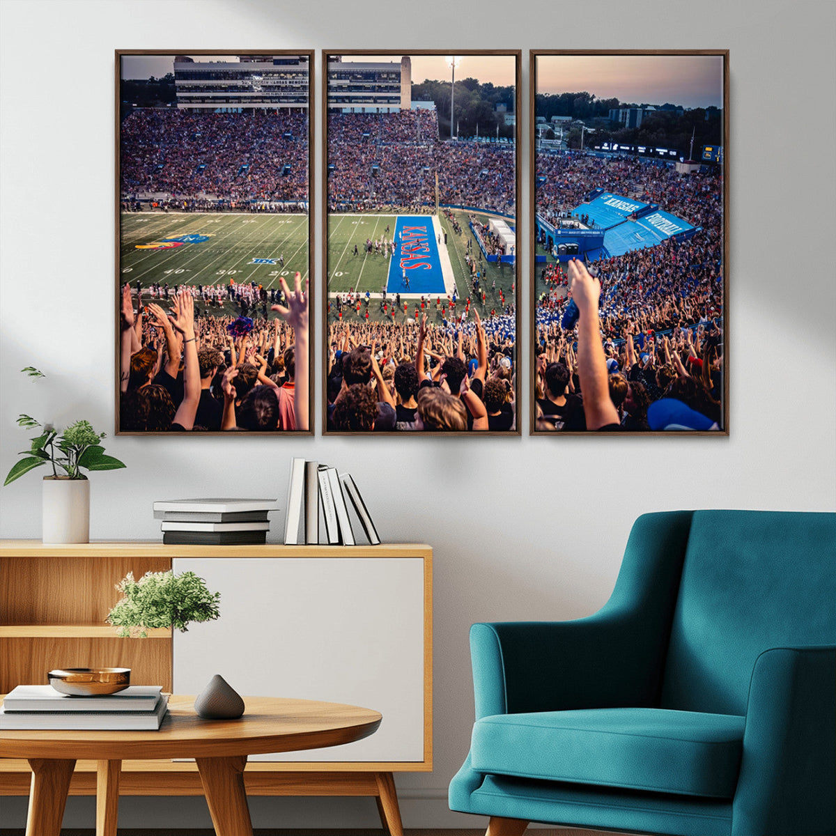 University of Kansas Jayhawks Football Team Art Print -