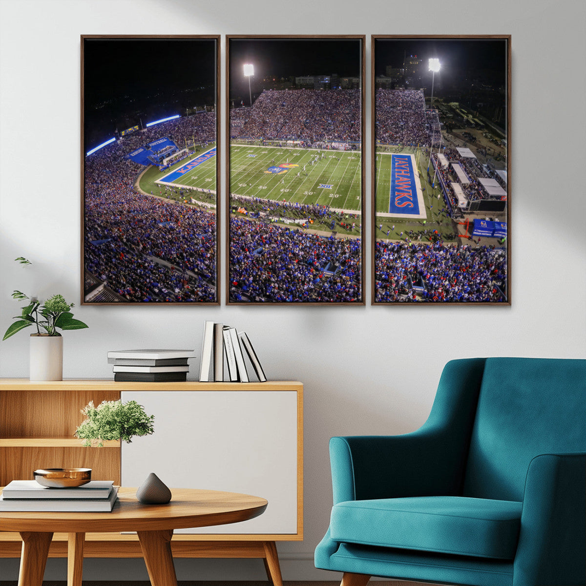 University of Kansas Jayhawks Football Team Print - Lawrence