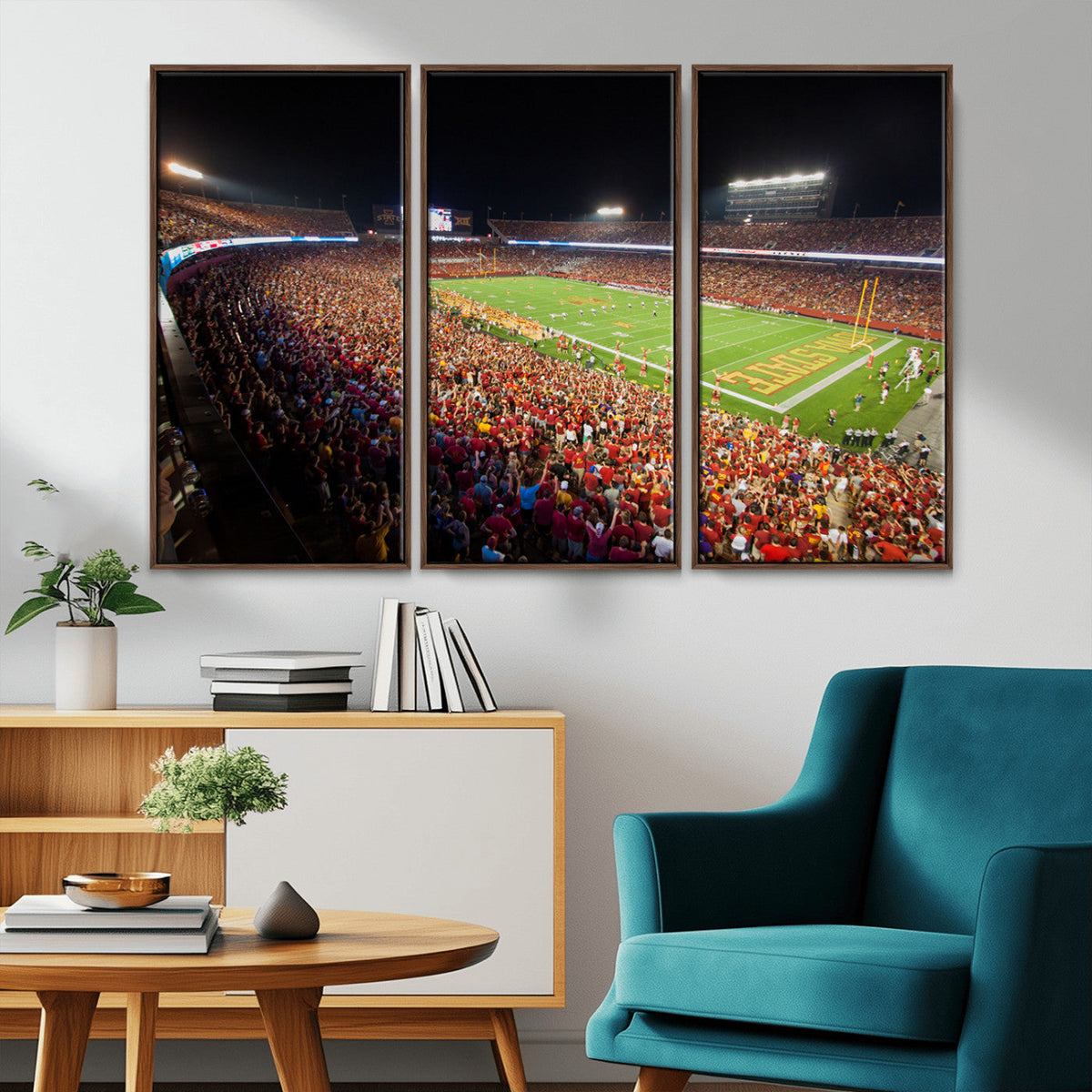 Iowa State University Cyclones Canvas Print, Football Team