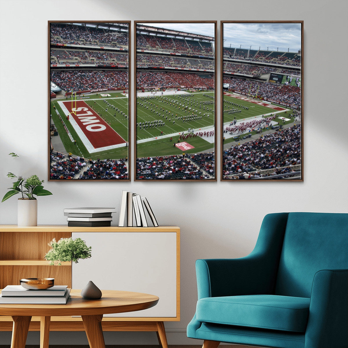 The Temple University Owls Athletics Team Print -