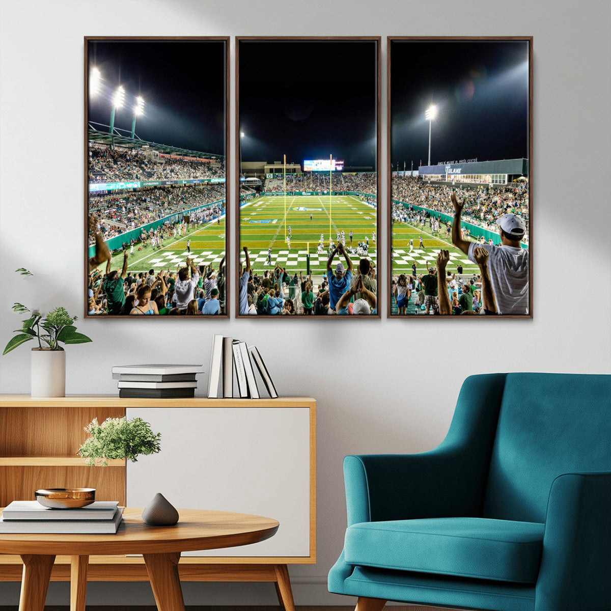 The Tulane University Green Wave Football Team Print - New
