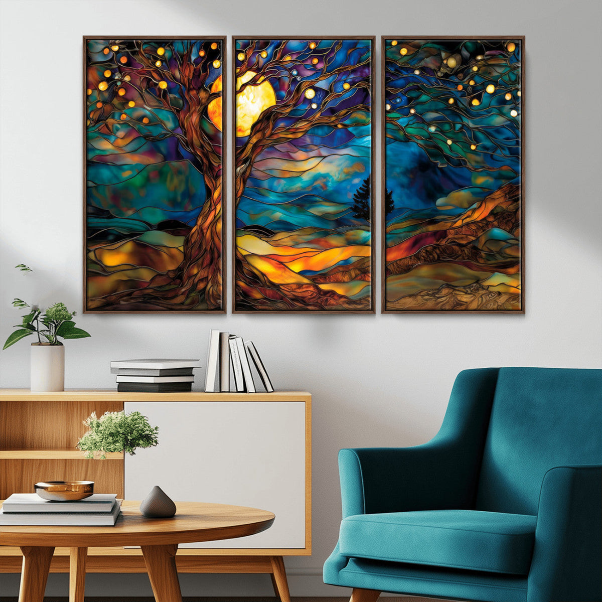 Tree of Life Wall Art - Yggdrasil Tree of Life Canvas Print