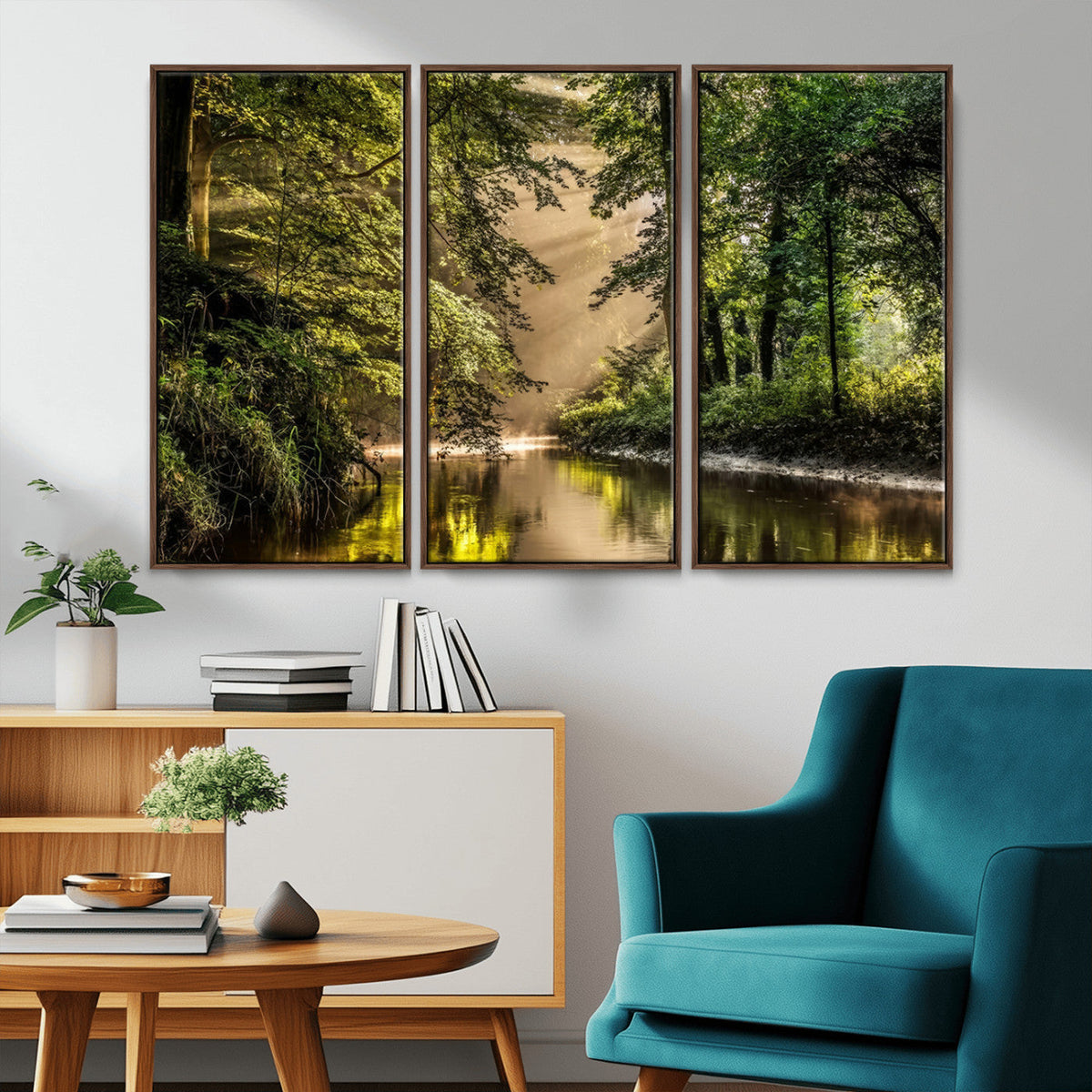 Forest Wall Art Print | River Landscape Wall Art | Perfect
