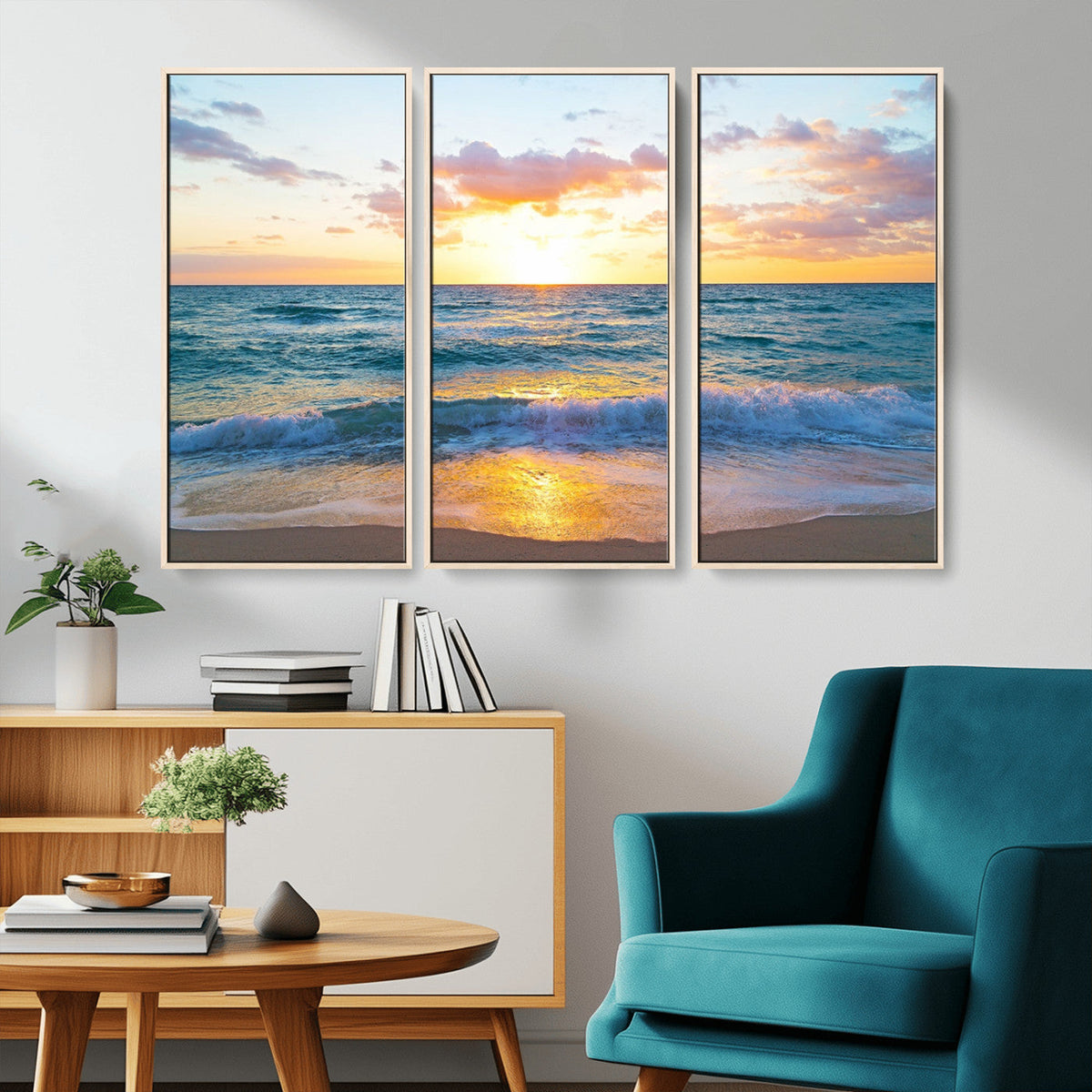 Coastal Wall Art - Vintage World Map Canvas Print with