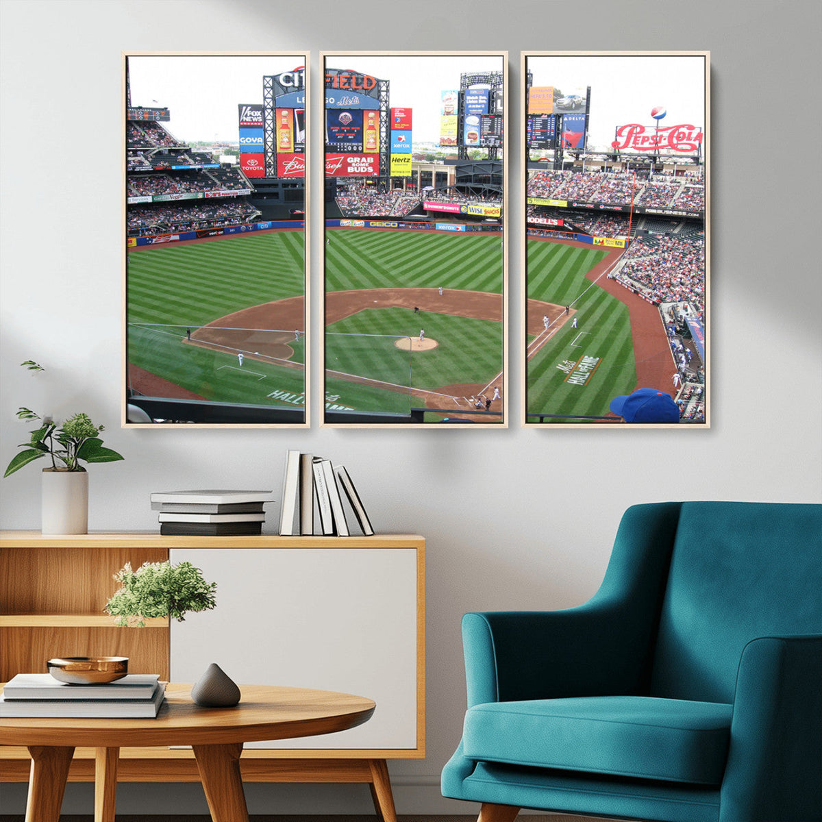 New York Mets Baseball Team Print - Citi Field Baseball