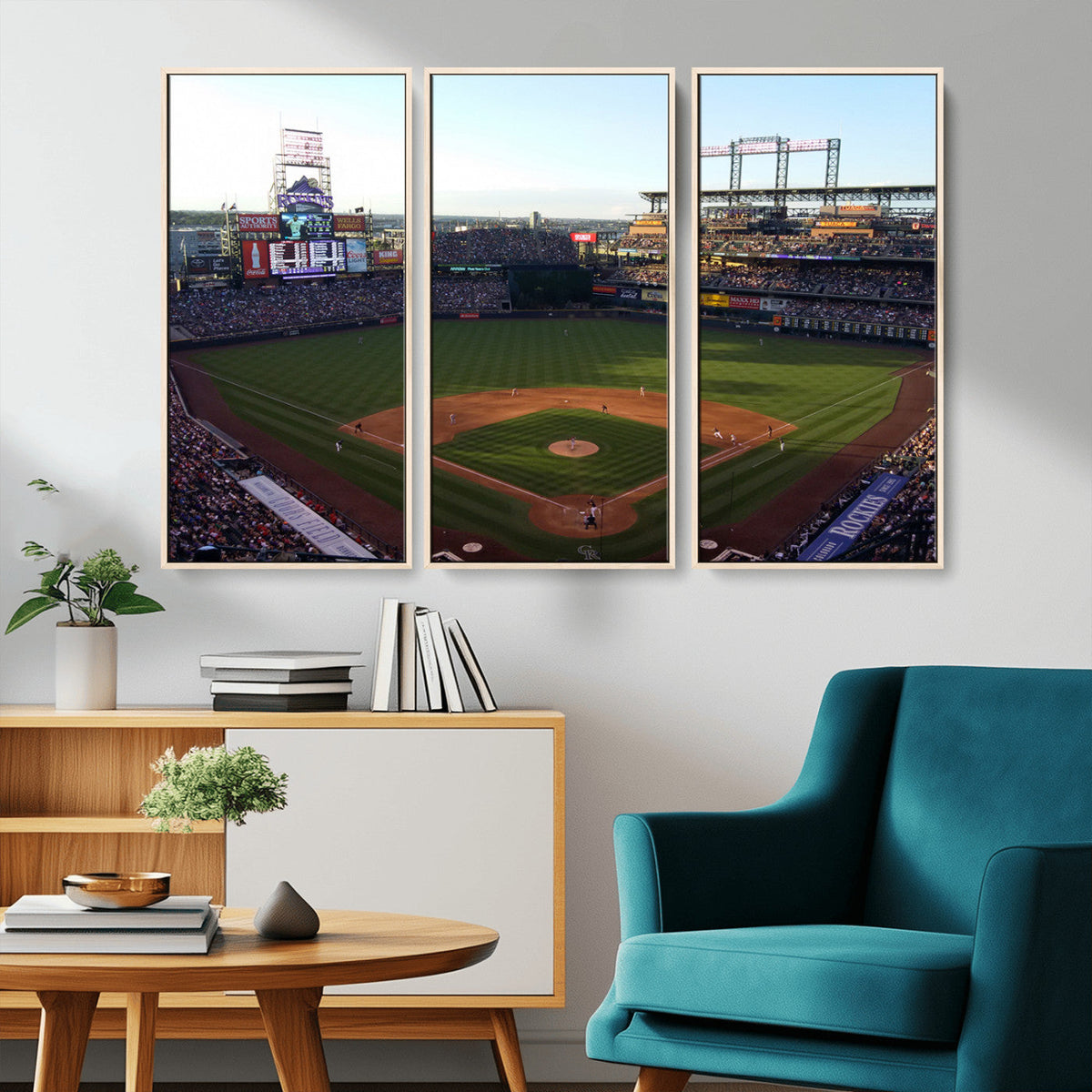 Colorado Rockies Coors Field Wall Art Canvas Print - MLB