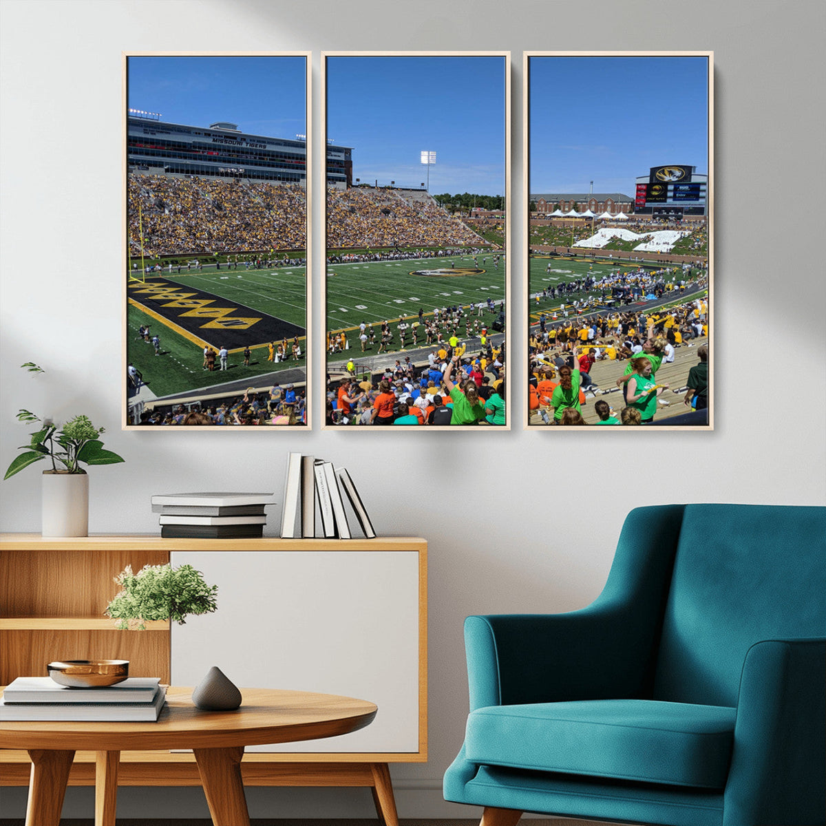 University of Missouri Tigers Football Team Print - Columbia