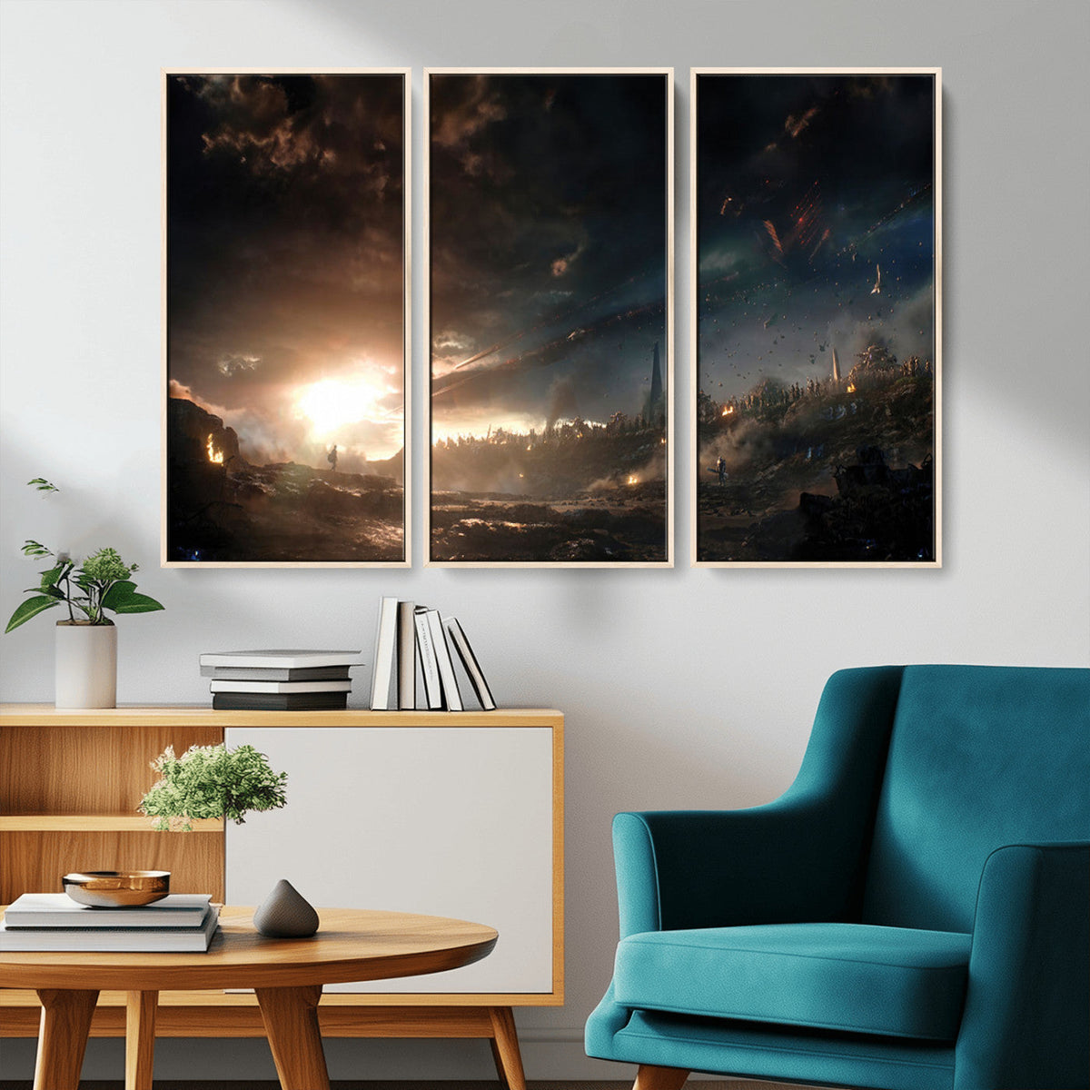 Avengers Planet Wall Art Canvas Print