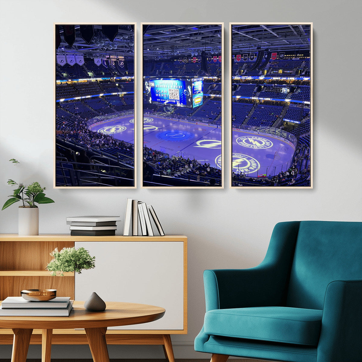 Amalie Arena Florida Wall Art Canvas Print - NHL Hockey