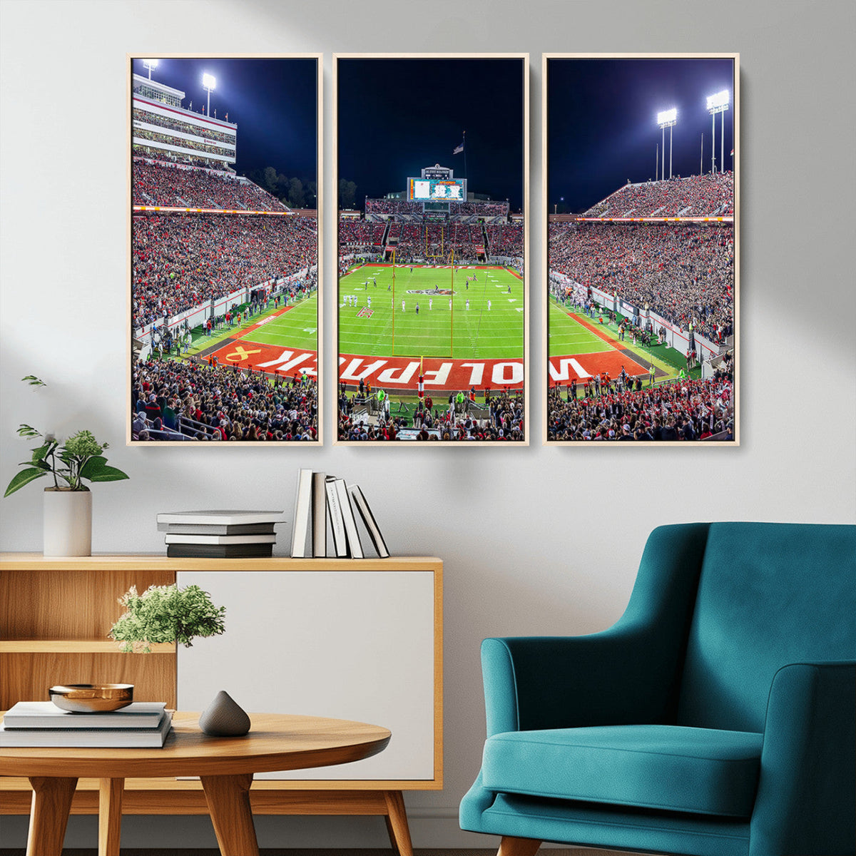 NC State Wolfpack Canvas Print - Raleigh Carter-Finley