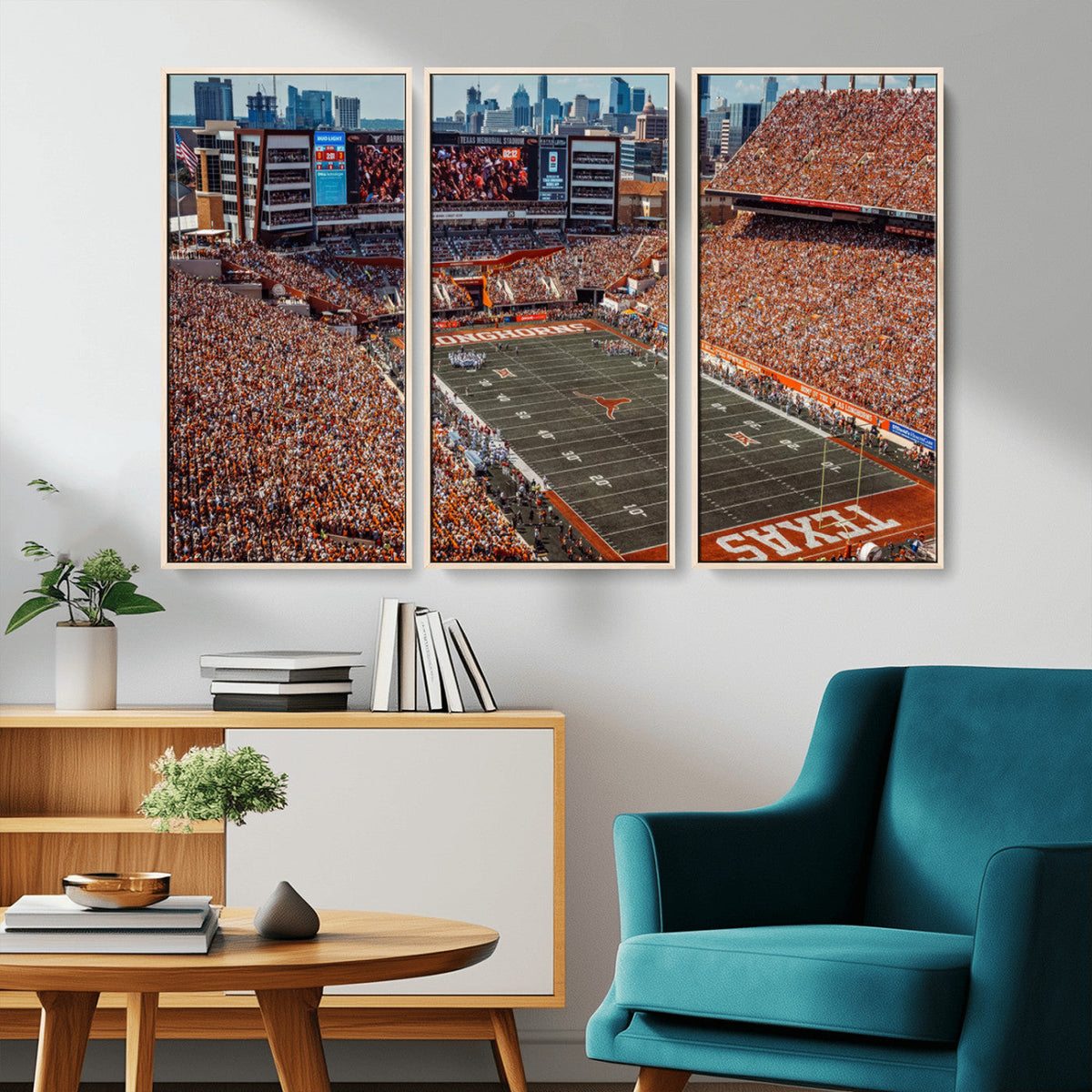 University of Texas Longhorns Football Team Print - Austin