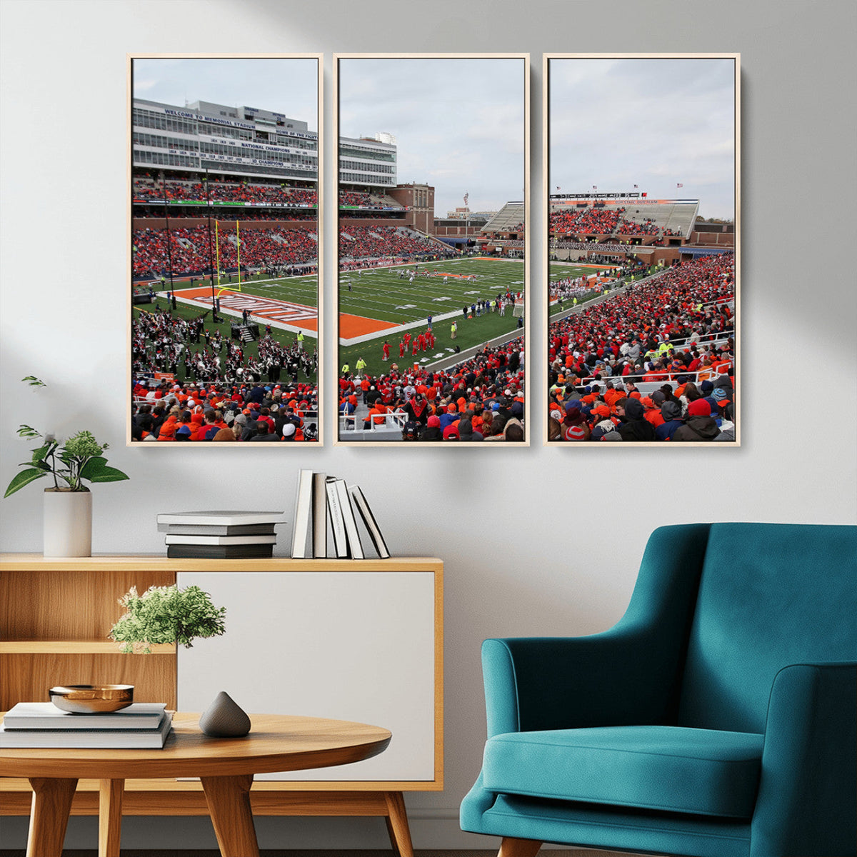 University of Illinois Fighting Illini Football Team Print -