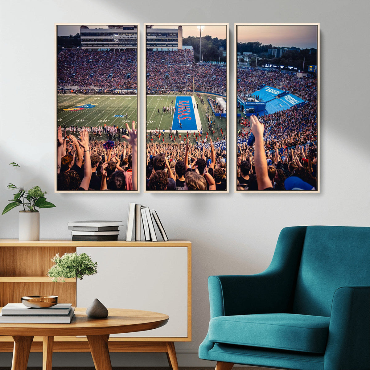University of Kansas Jayhawks Football Team Art Print -