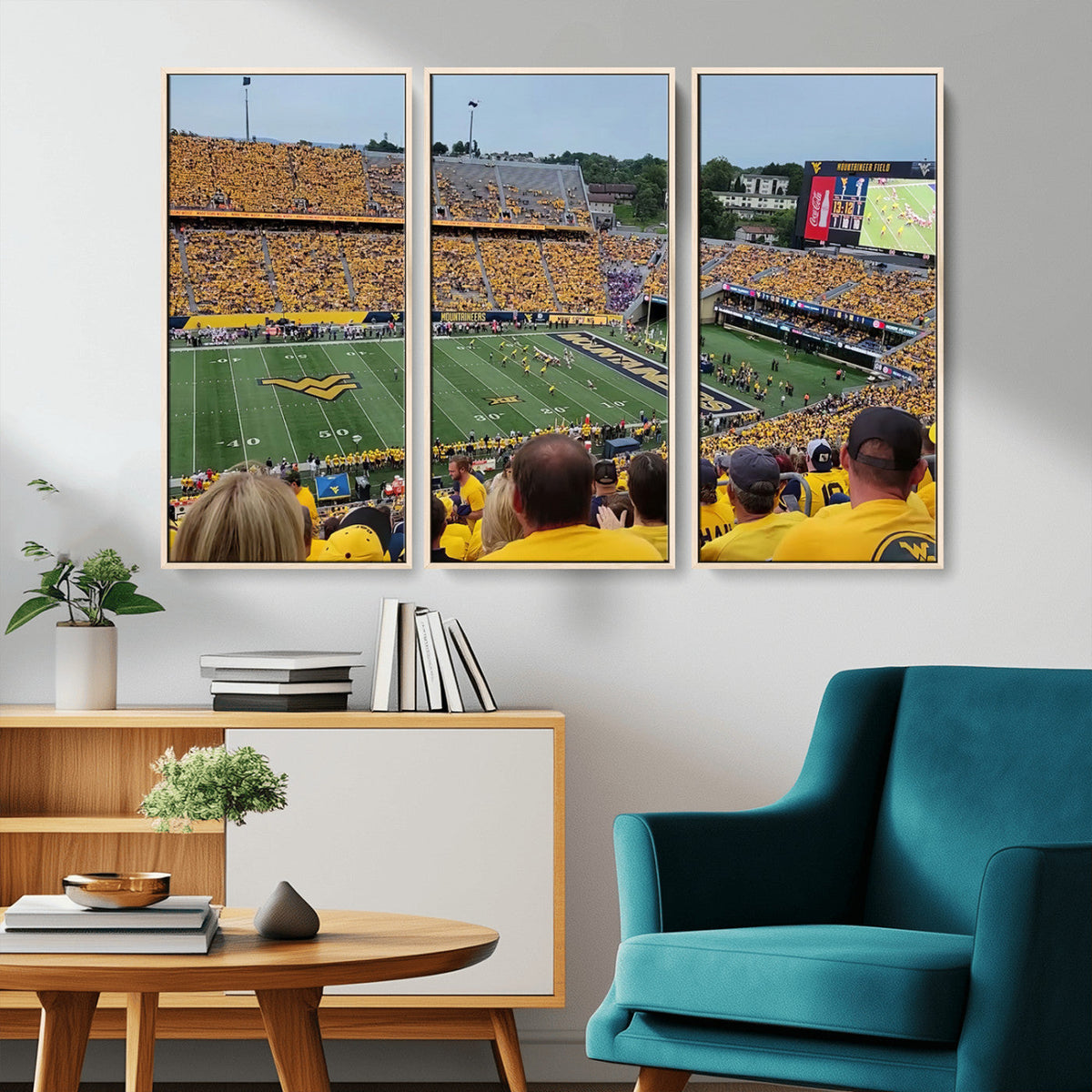 Puskar Stadium Canvas Print Wall Art - Morgantown Print -