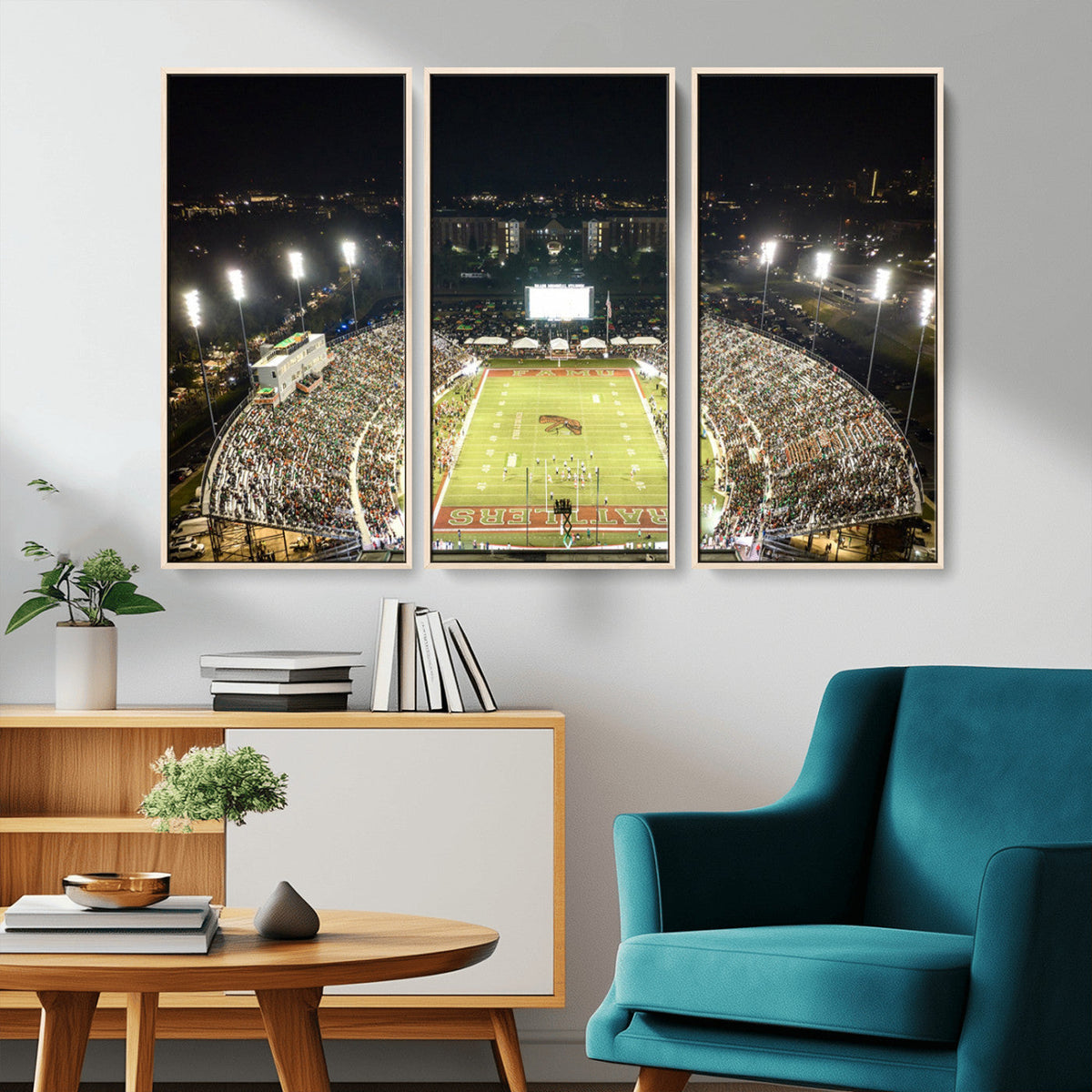 Florida A&M Rattlers Football Team Print - Tallahassee Bragg