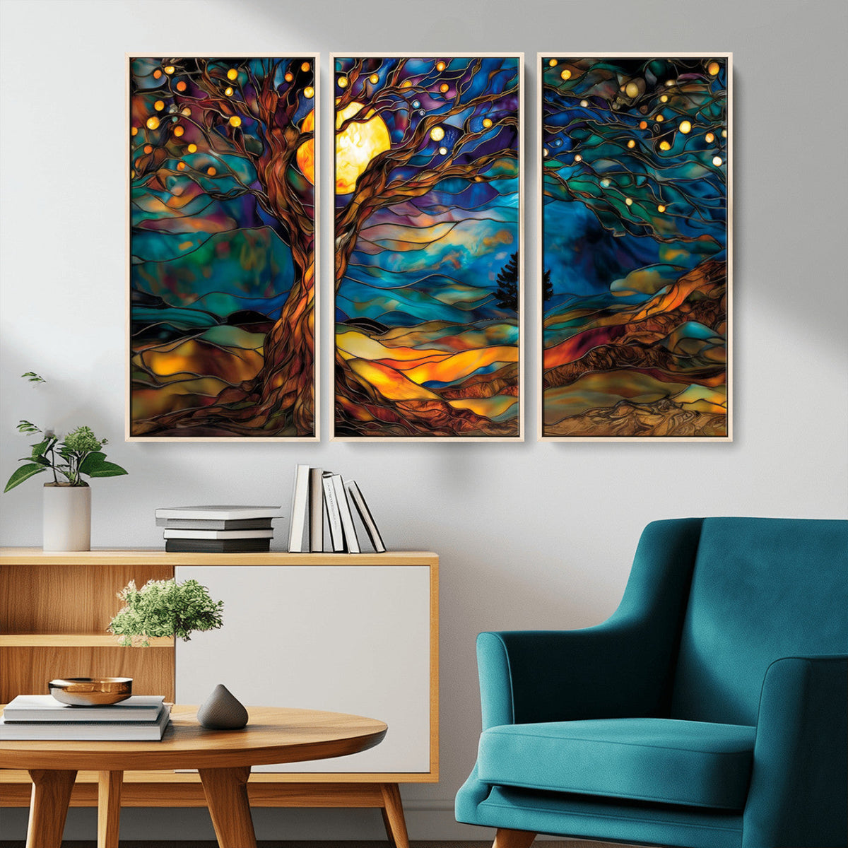 Tree of Life Wall Art - Yggdrasil Tree of Life Canvas Print