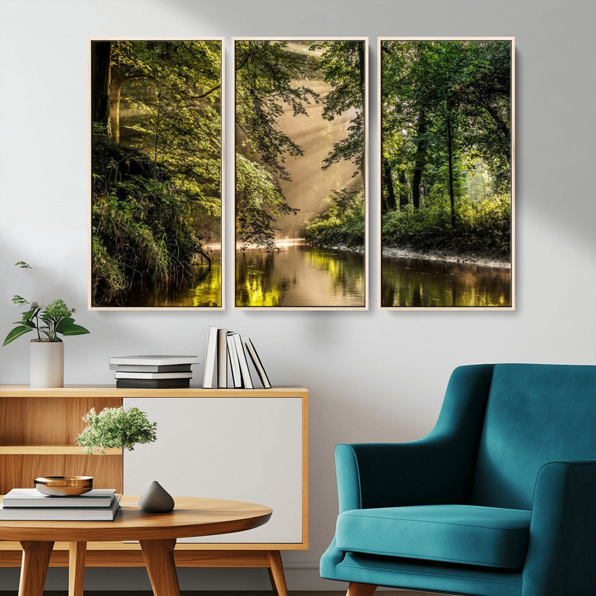Forest Wall Art Print | River Landscape Wall Art | Perfect