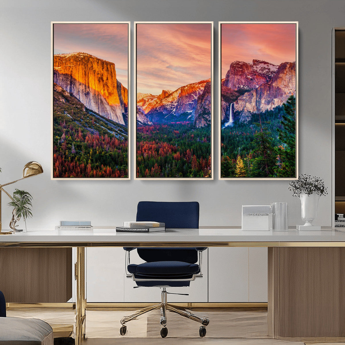 Yosemite Nal Park Wall Art Landscape Canvas Print El Capitan