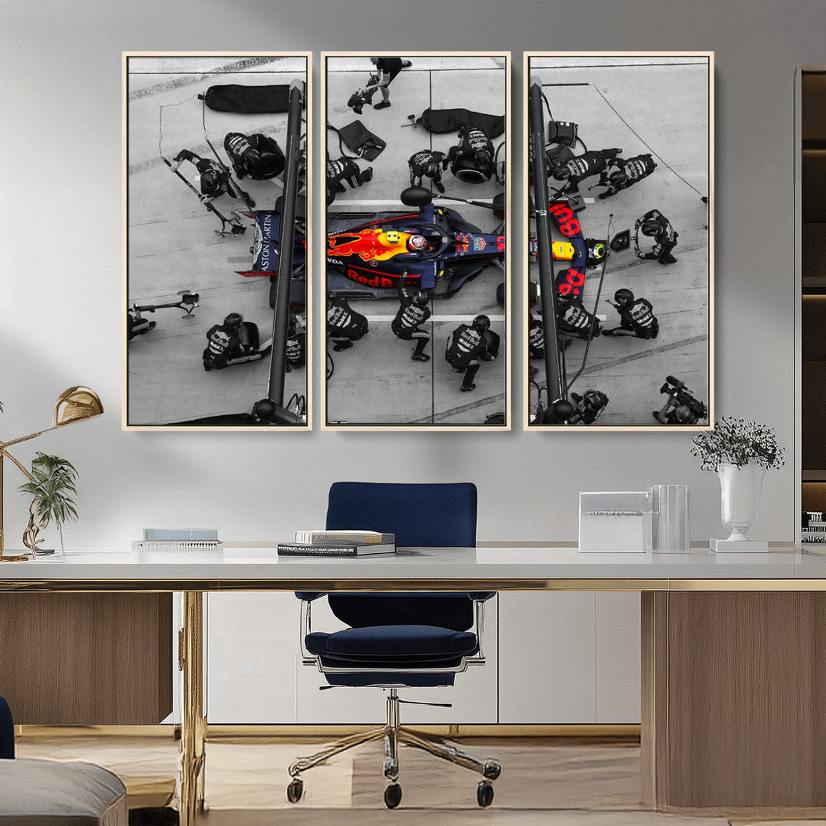 RedBull Formula 1 Canvas Wall Art Print