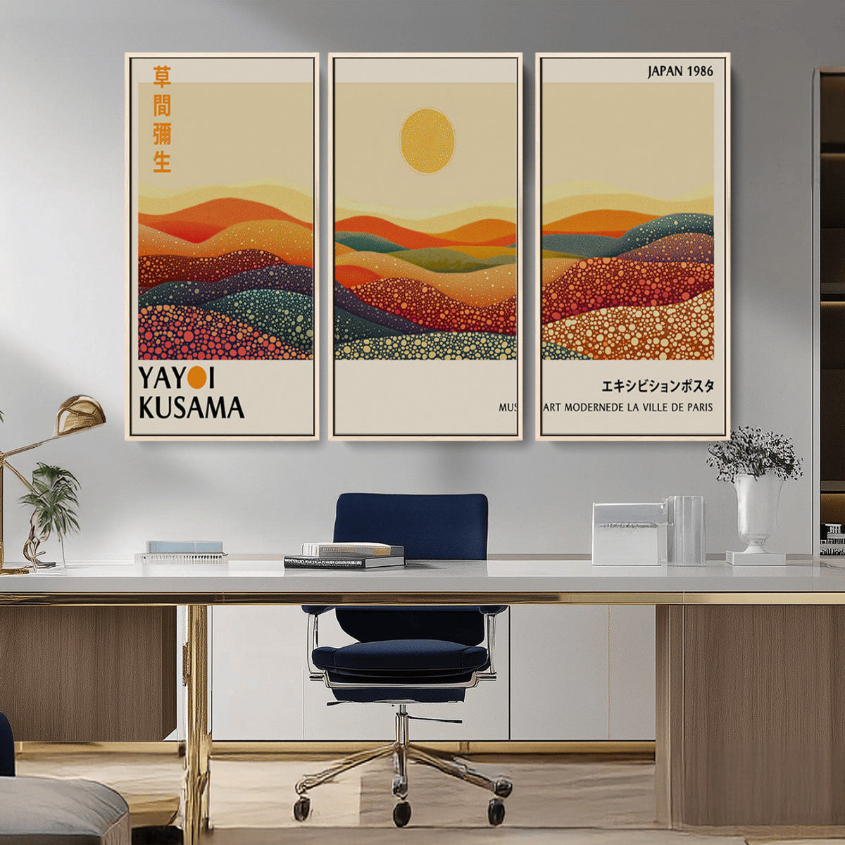 Yayoi Kusama Art Print Wall Decor – Yayoi Kusama Wabi Sabi