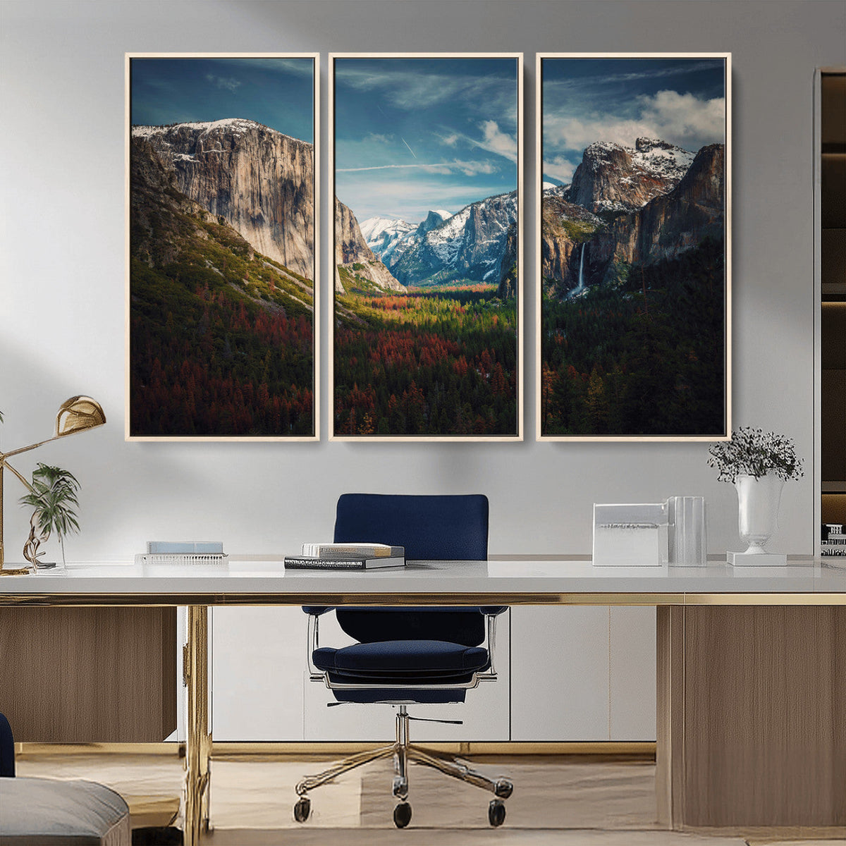 Yosemite National Park Wall Art Canvas Print – Framed